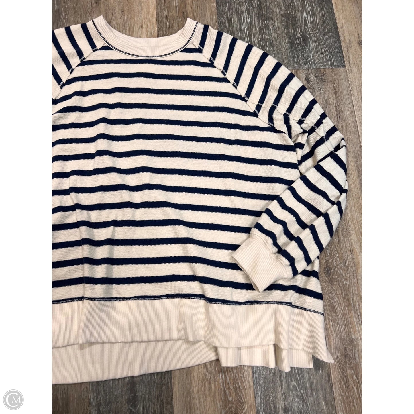 Sweatshirt Crewneck By Aerie In Striped Pattern, Size: Xxl