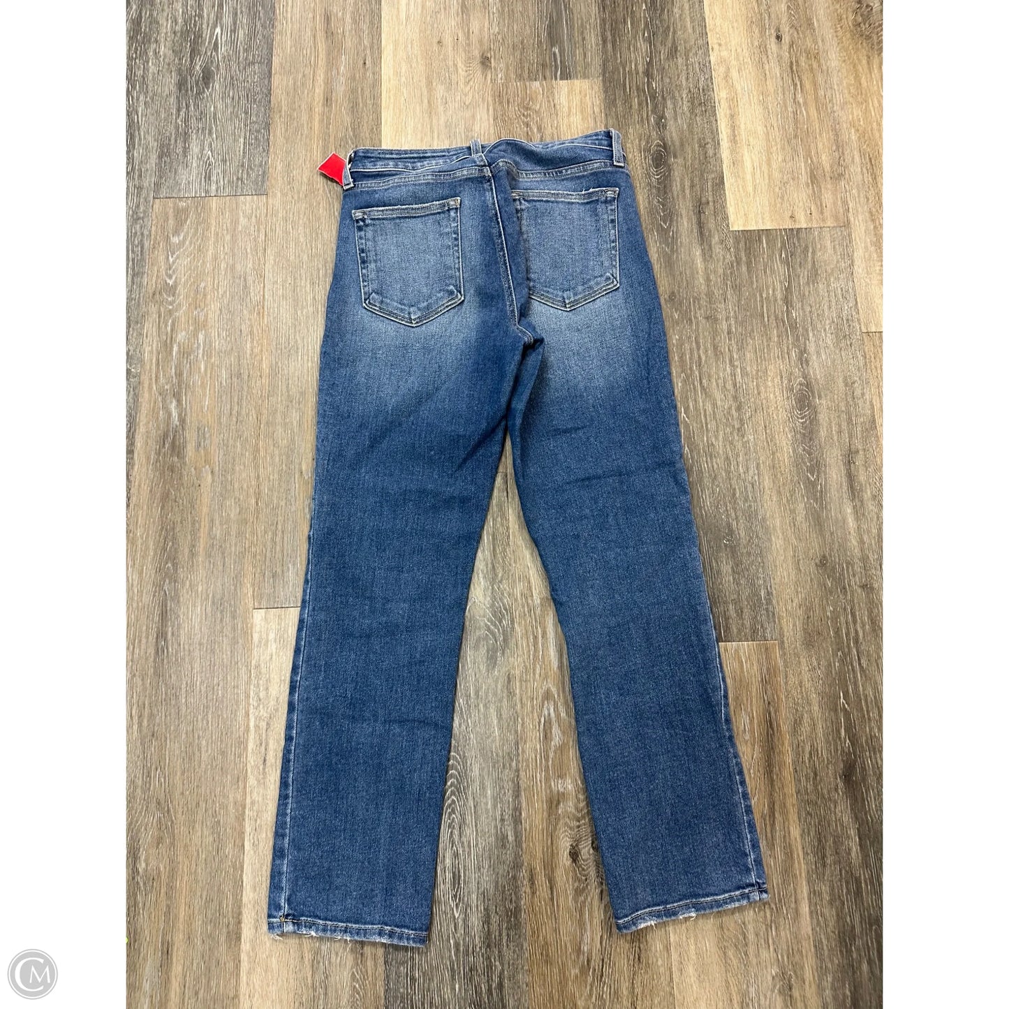 Jeans Straight By Just Black In Blue Denim, Size: 8