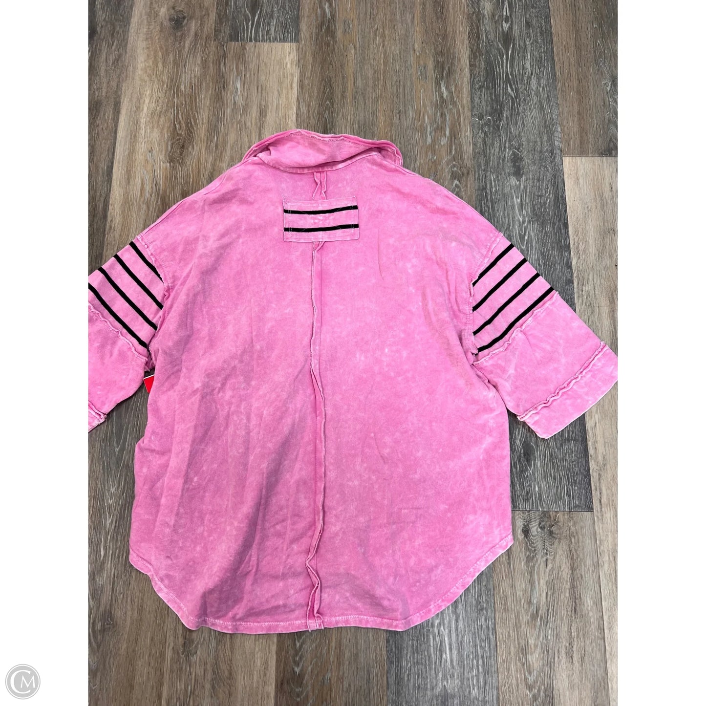 Top Short Sleeve By J. Her In Pink, Size: M