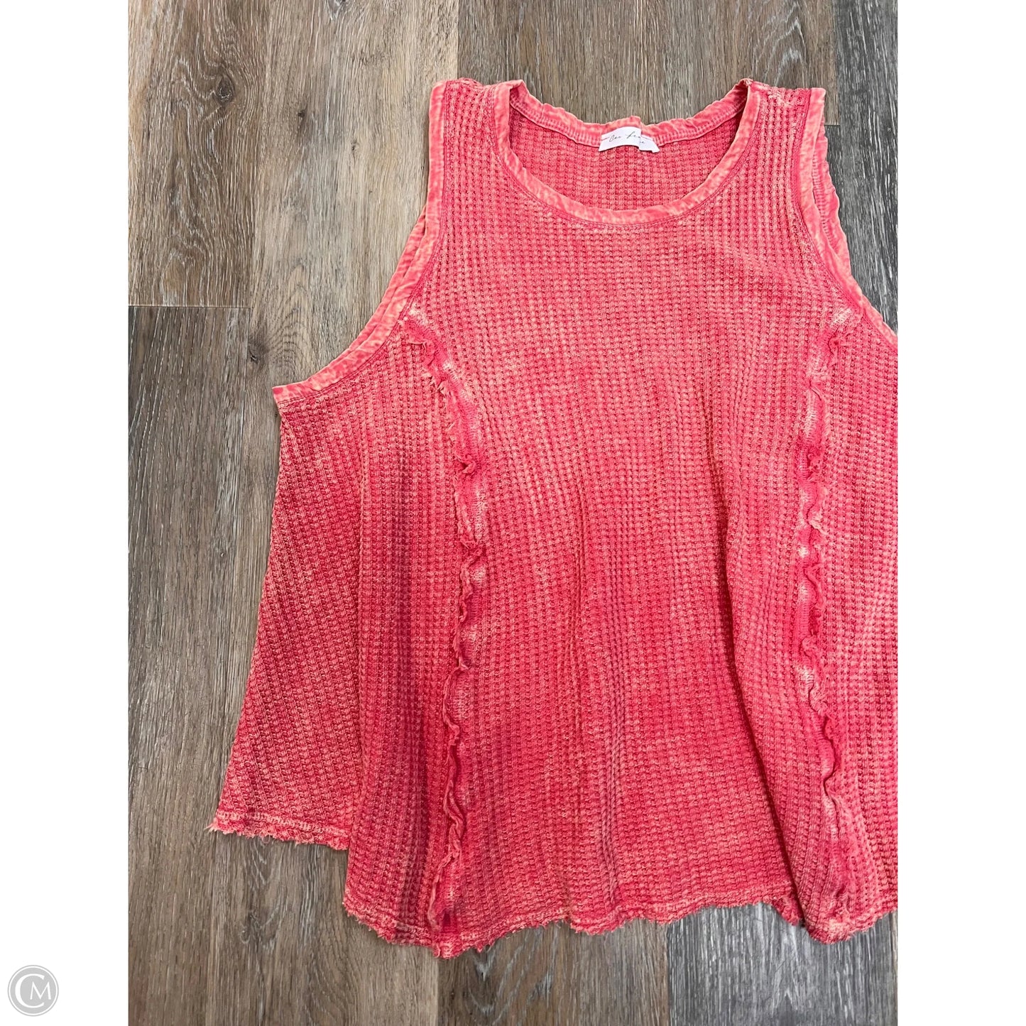 Tank Top By Ces Femme In Coral, Size: L