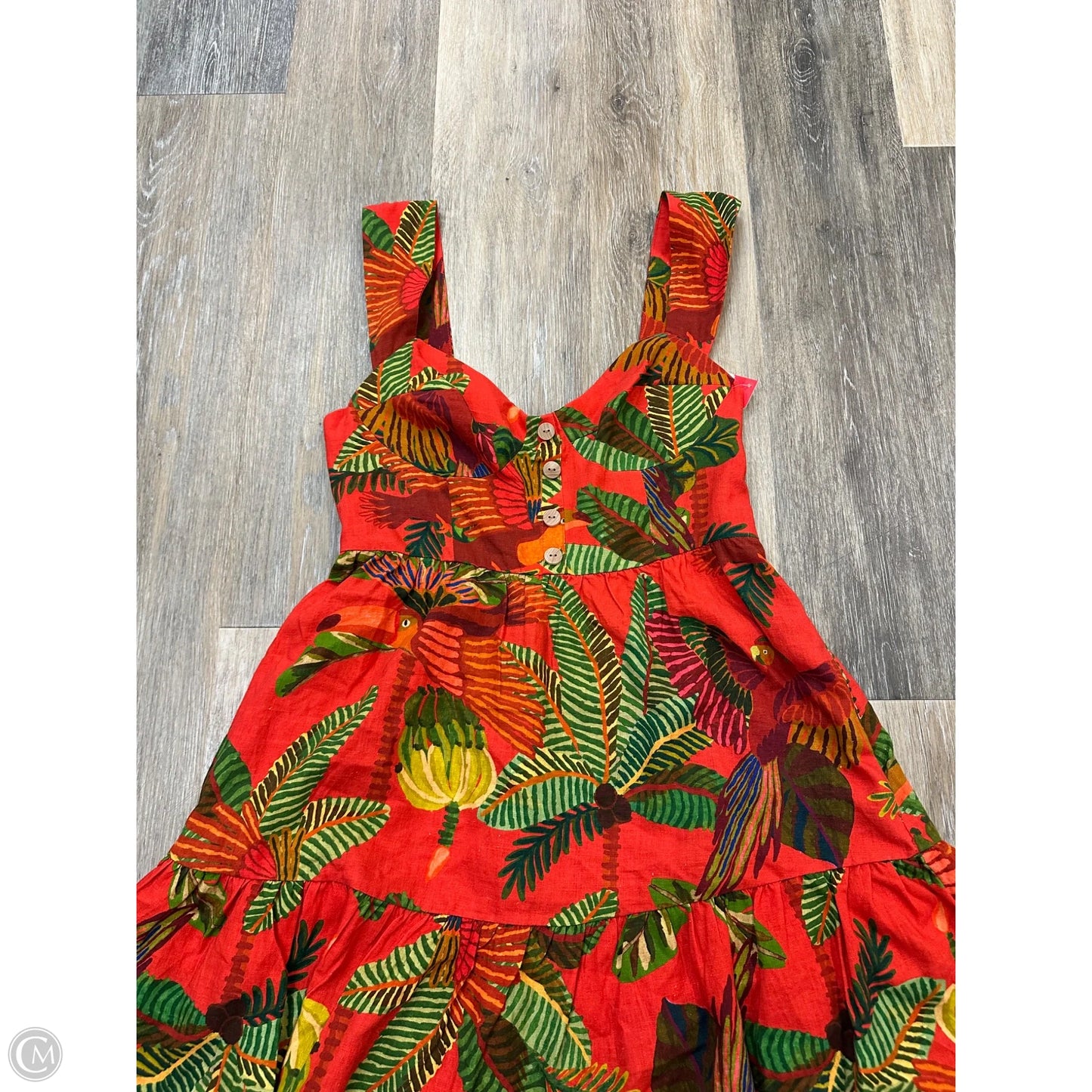 Dress Casual Short By Farm Rio In Multi-colored, Size: S