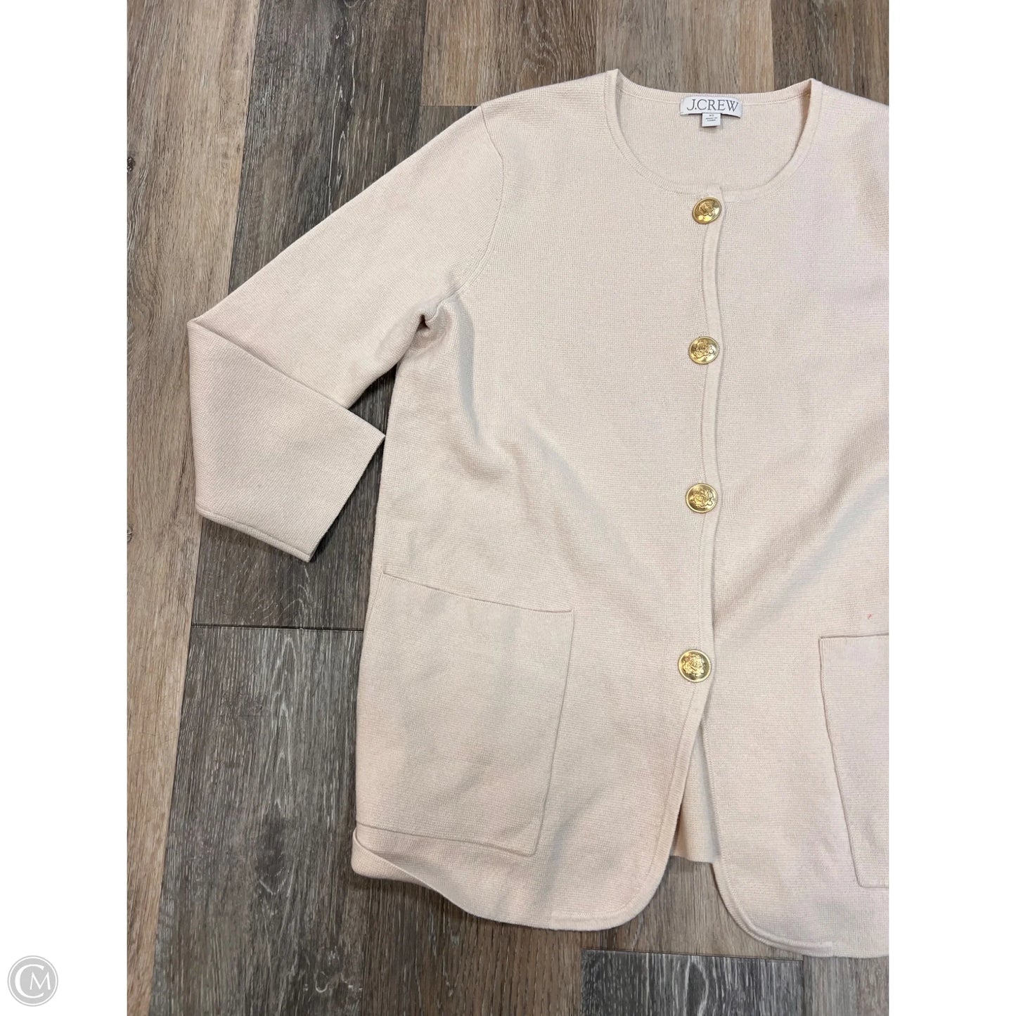Sweater Cardigan By J. Crew In Cream, Size: Xs