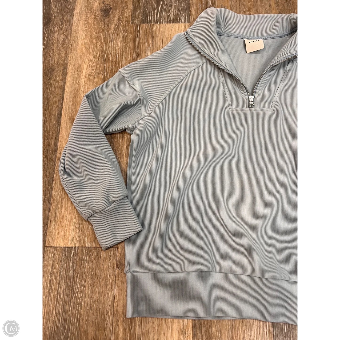 Athletic Sweatshirt Collar By Varley In Blue, Size: S