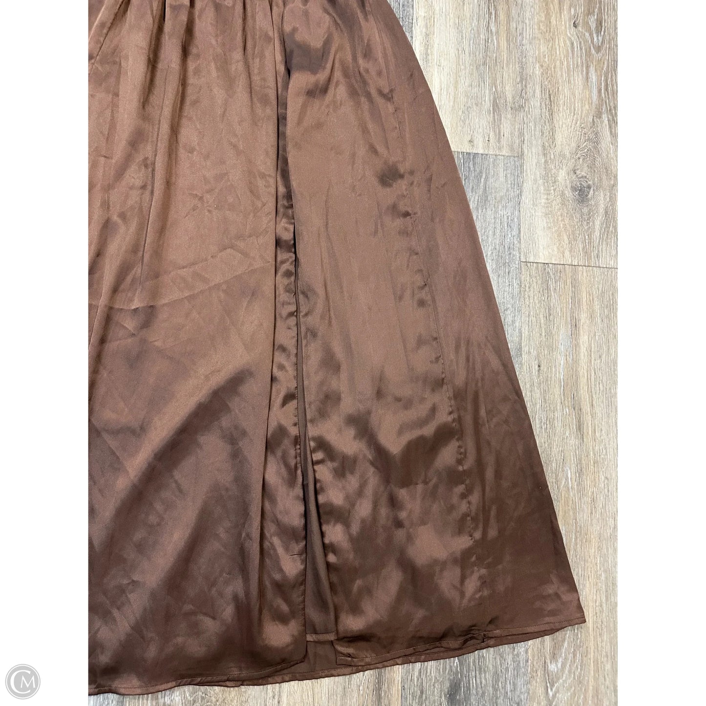 Dress Party Long By Abercrombie And Fitch In Brown, Size: Lp