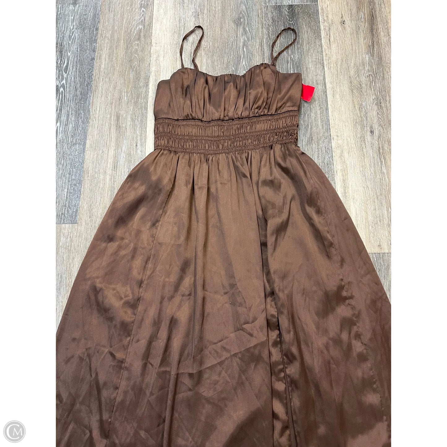 Dress Party Long By Abercrombie And Fitch In Brown, Size: Lp