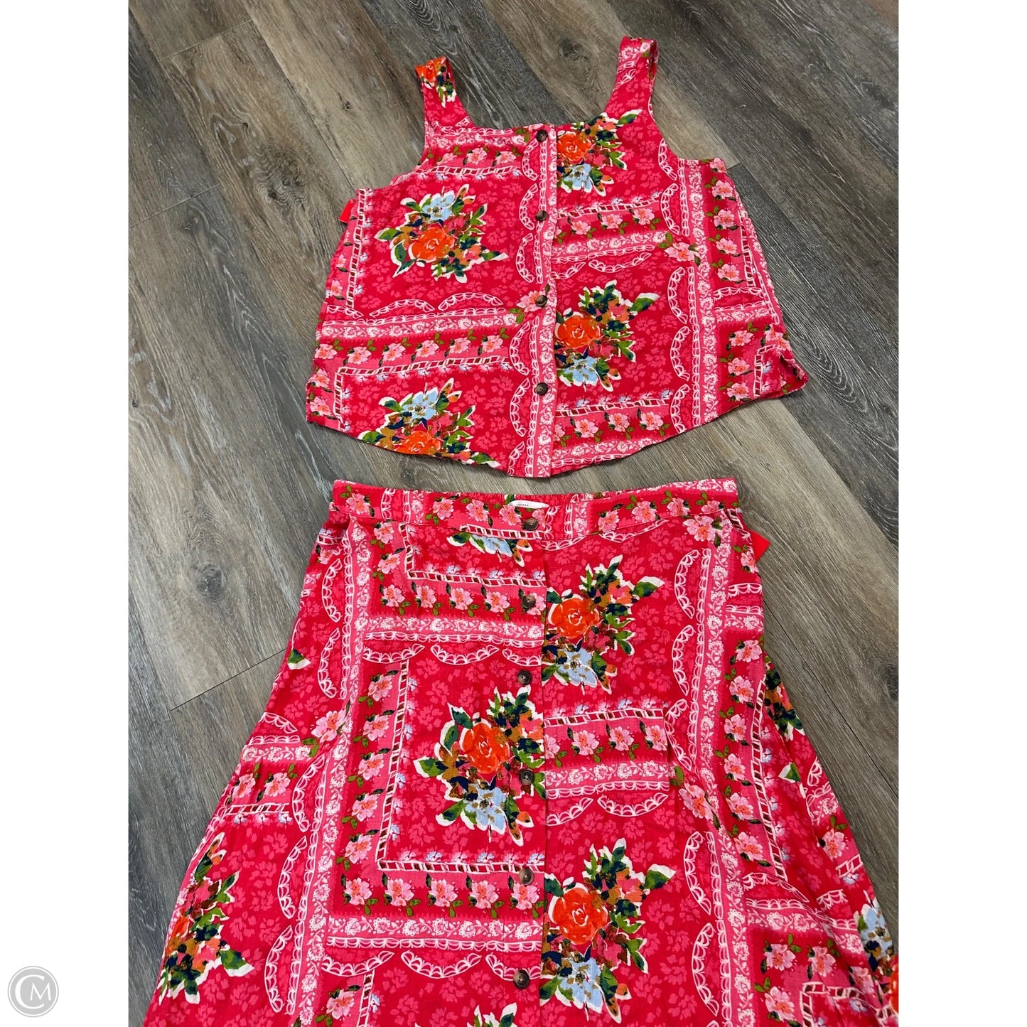 Skirt Set 2pc By Lc Lauren Conrad In Pink, Size: Xl