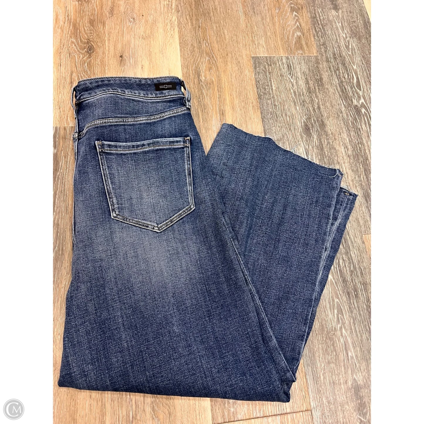 -Jeans Wide Leg By Liverpool In Blue Denim, Size: 12/31