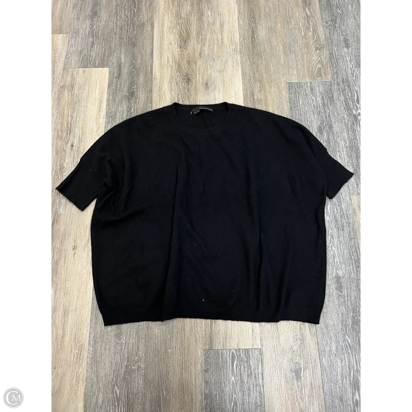 Sweater Cashmere Short Sleeve By 360cashmere In Black, Size: M