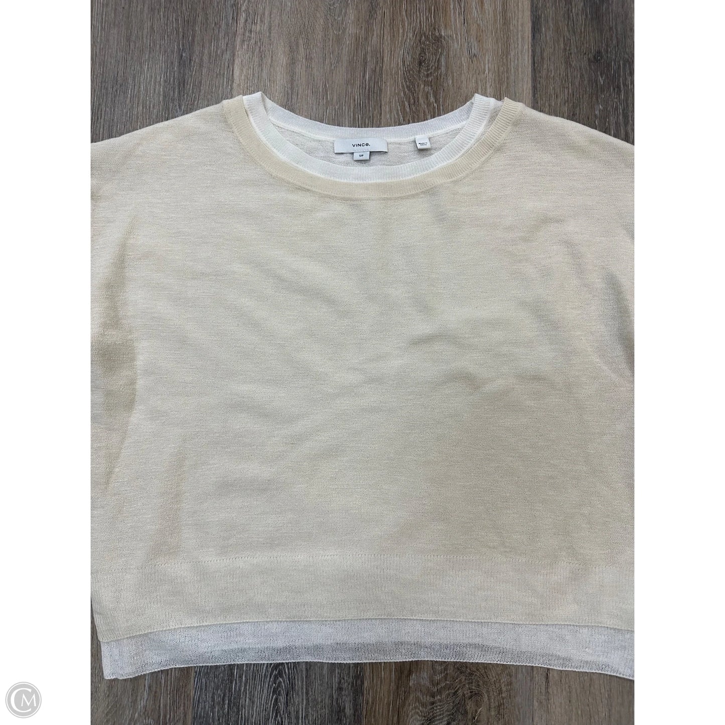 Sweater By Vince In Yellow, Size: S