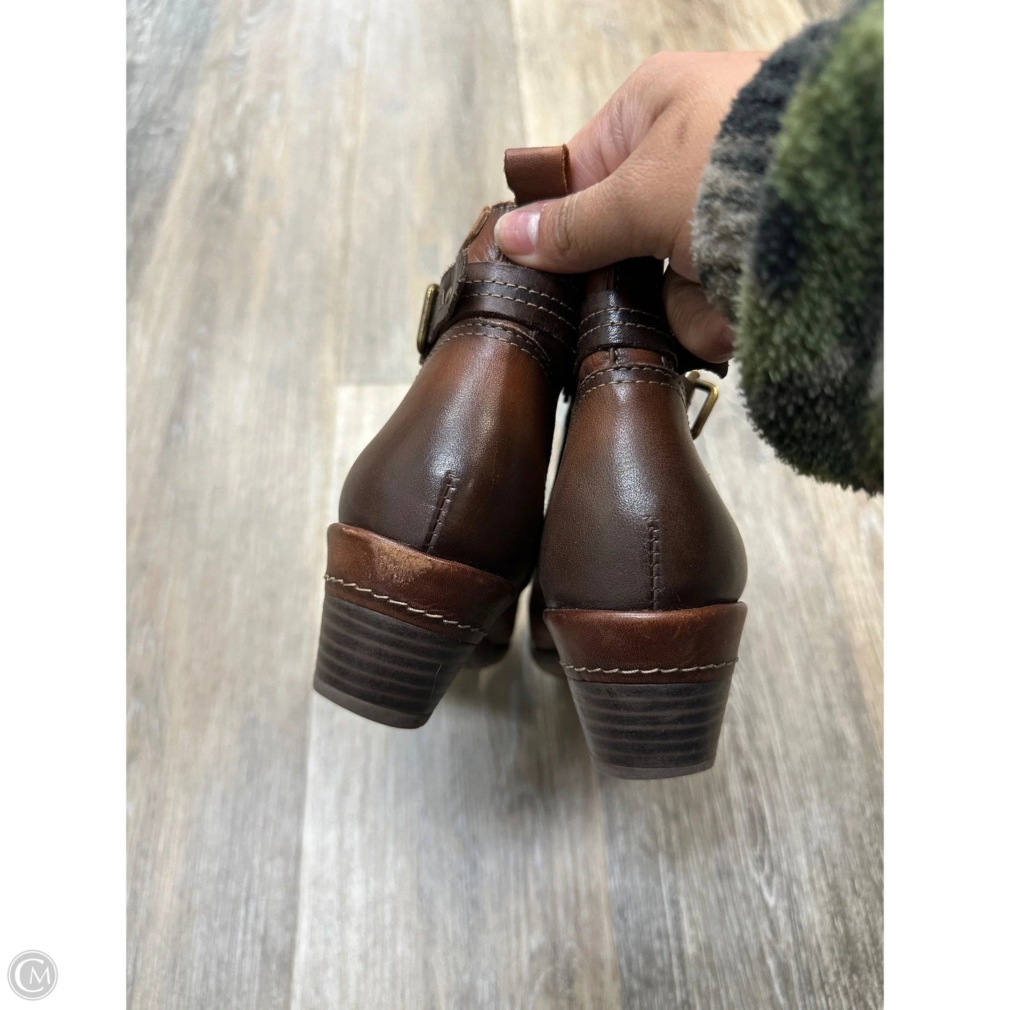 Boots Ankle Heels By Pikolinos In Brown, Size: 8