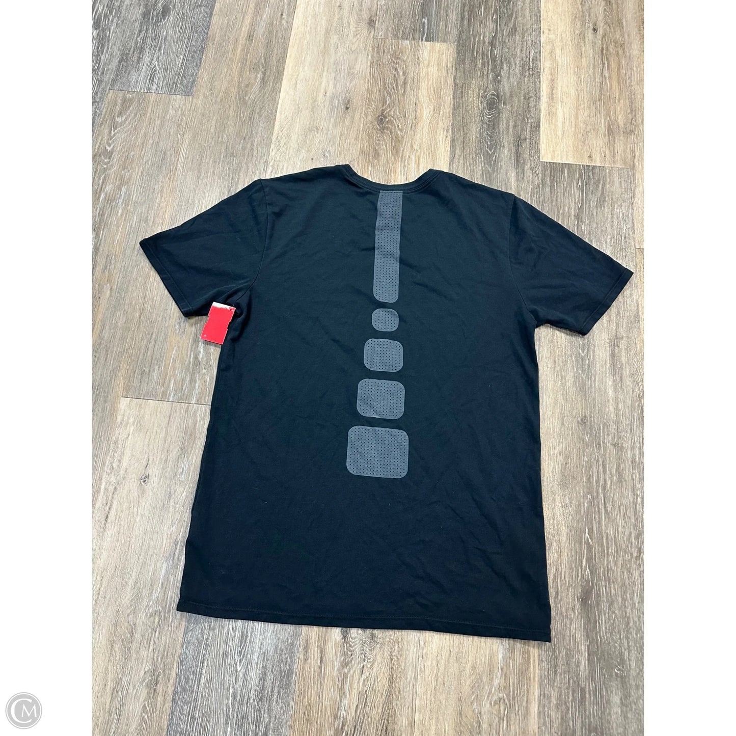 Athletic Top Short Sleeve By Nike Apparel In Black, Size: M