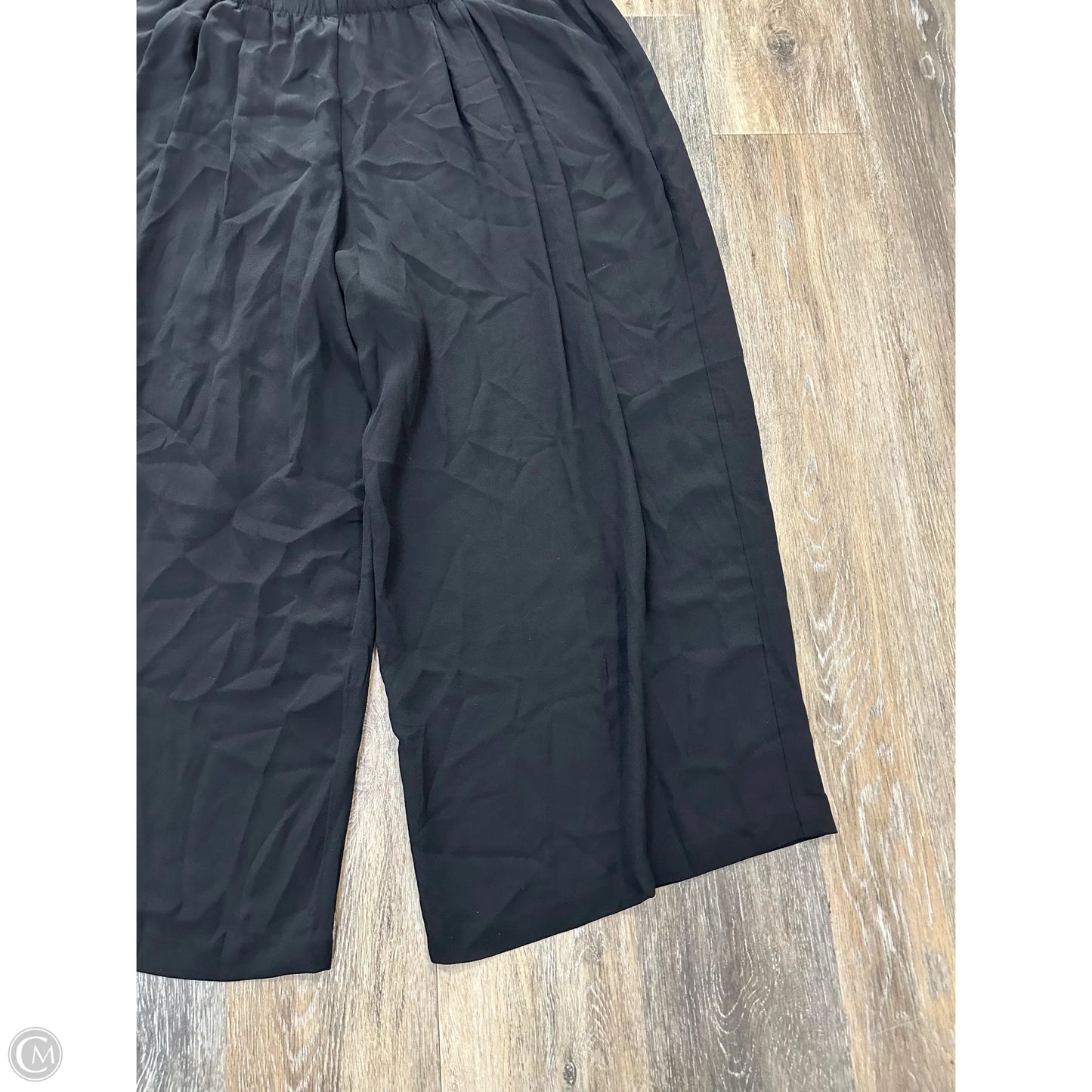 Pants Wide Leg By Eileen Fisher In Black, Size: Xl