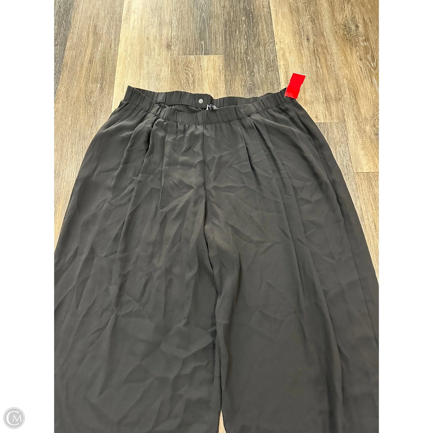 Pants Wide Leg By Eileen Fisher In Black, Size: Xl