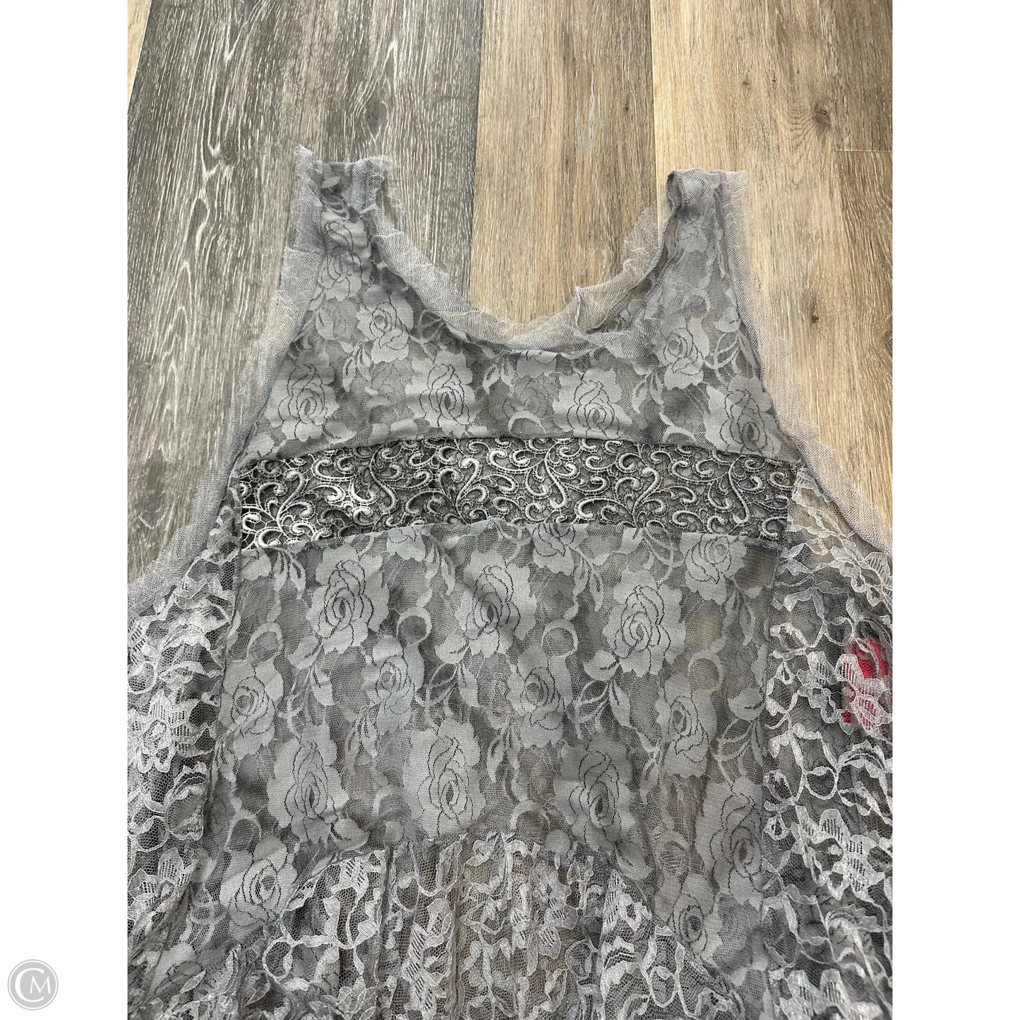 Tank Top By Clothes Mentor In Grey, Size: Xl