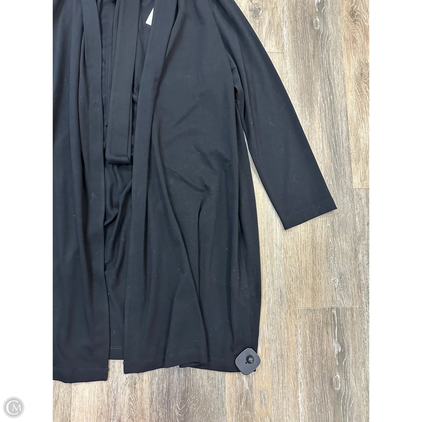 Sweater Cardigan By Eileen Fisher In Black, Size: L