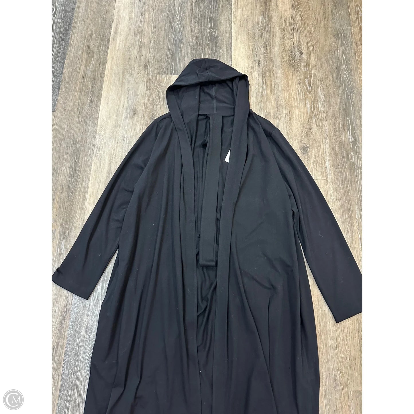 Sweater Cardigan By Eileen Fisher In Black, Size: L
