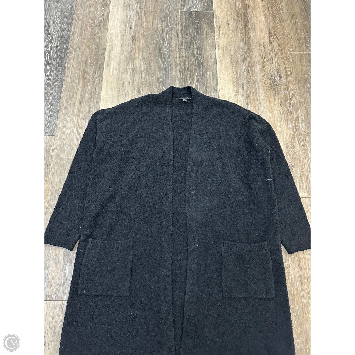 Sweater Cardigan By Eileen Fisher In Black, Size: M