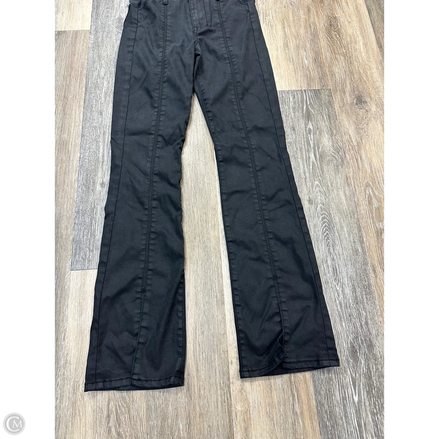 Jeans Flared By Fidelity Denim In Black Denim, Size: 1/25