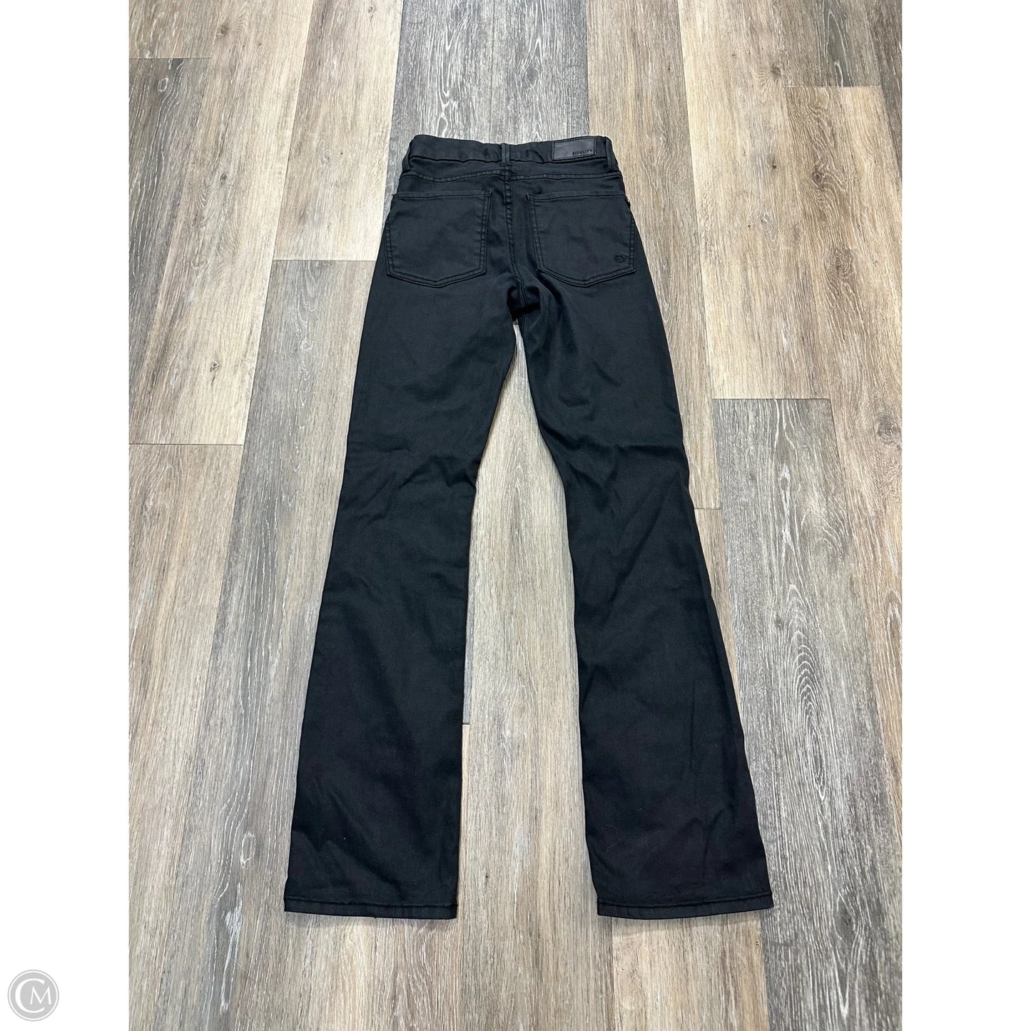 Jeans Flared By Fidelity Denim In Black Denim, Size: 1/25