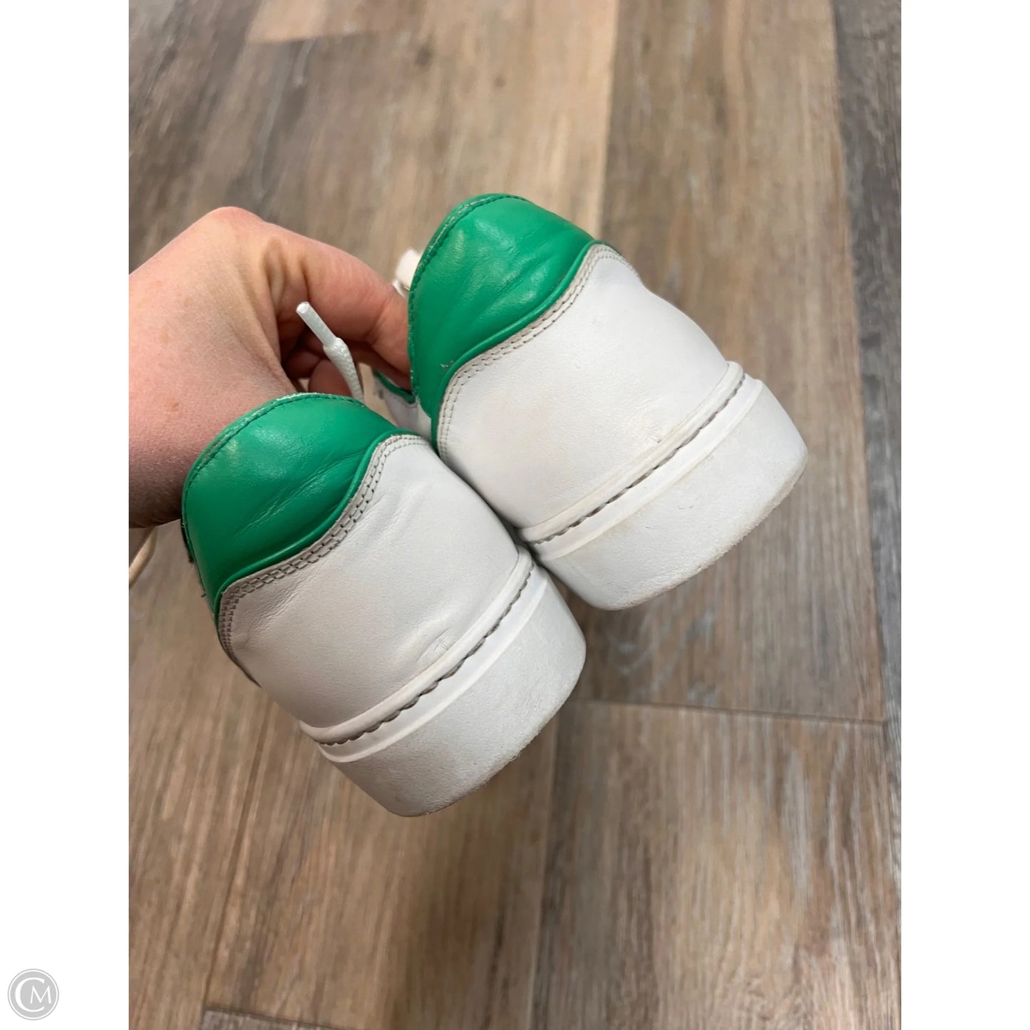 Shoes Sneakers By M. Gemi In White, Size: 9