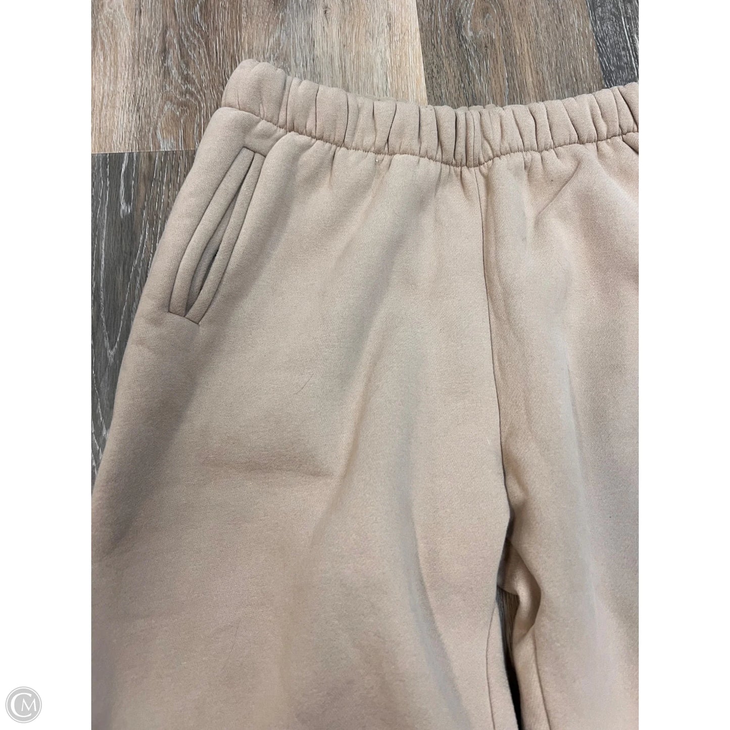 Athletic Pants By Tic Toc In Tan, Size: L