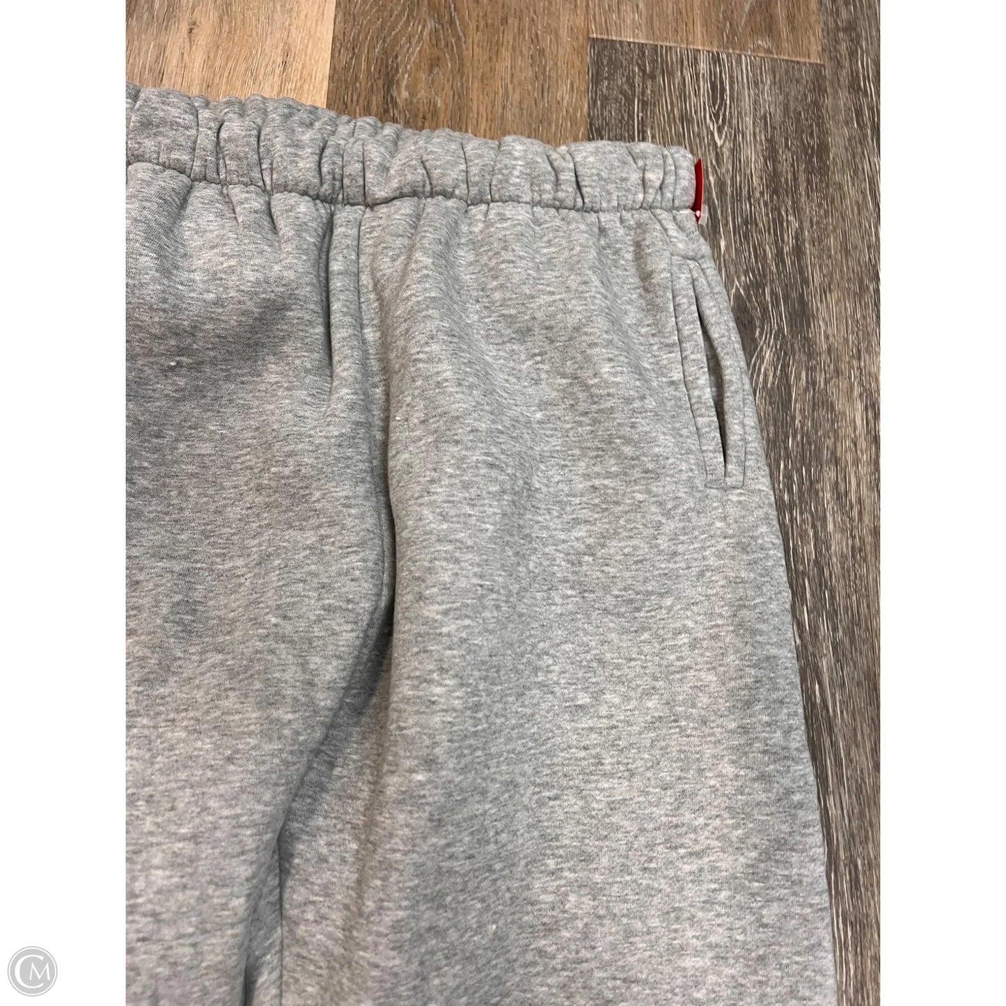 Athletic Pants By Tic Toc In Grey, Size: L
