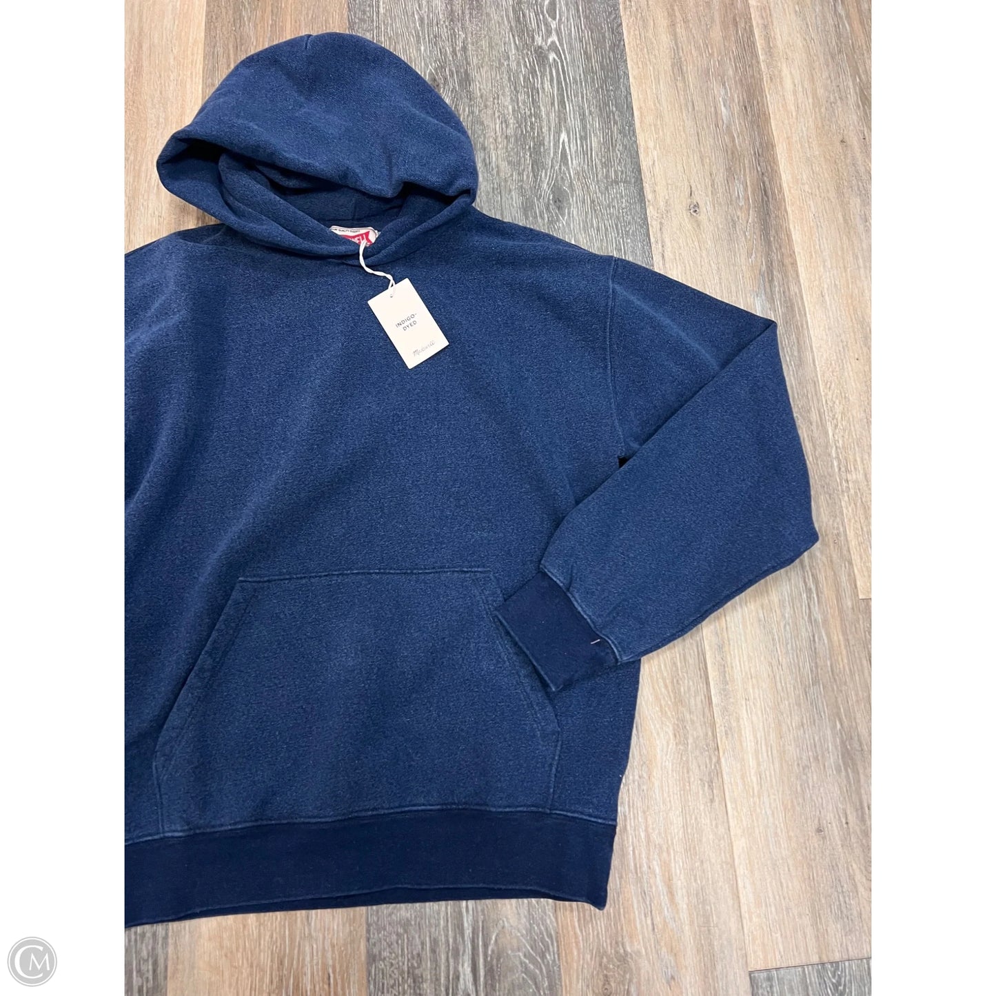 Sweatshirt Hoodie By Madewell In Blue, Size: Xs