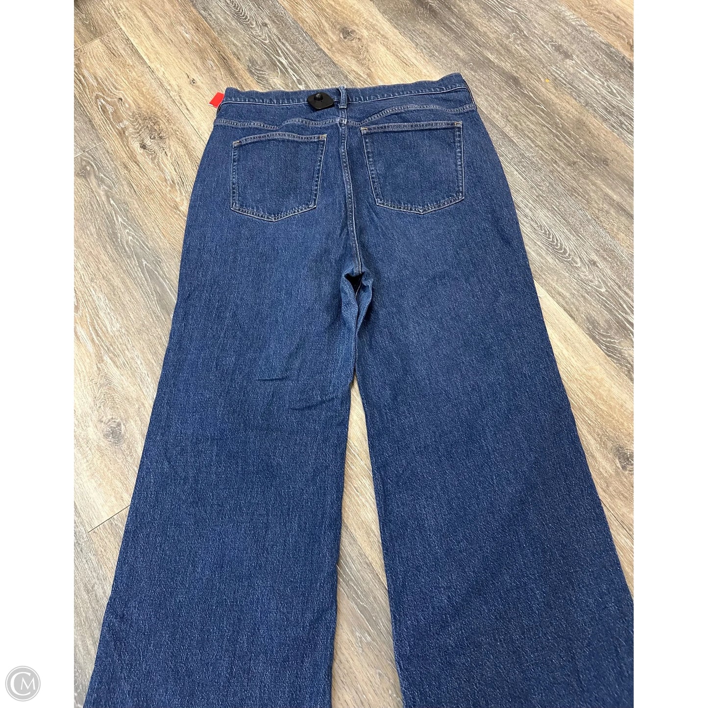 Jeans Wide Leg By J. Crew In Blue Denim, Size: 16