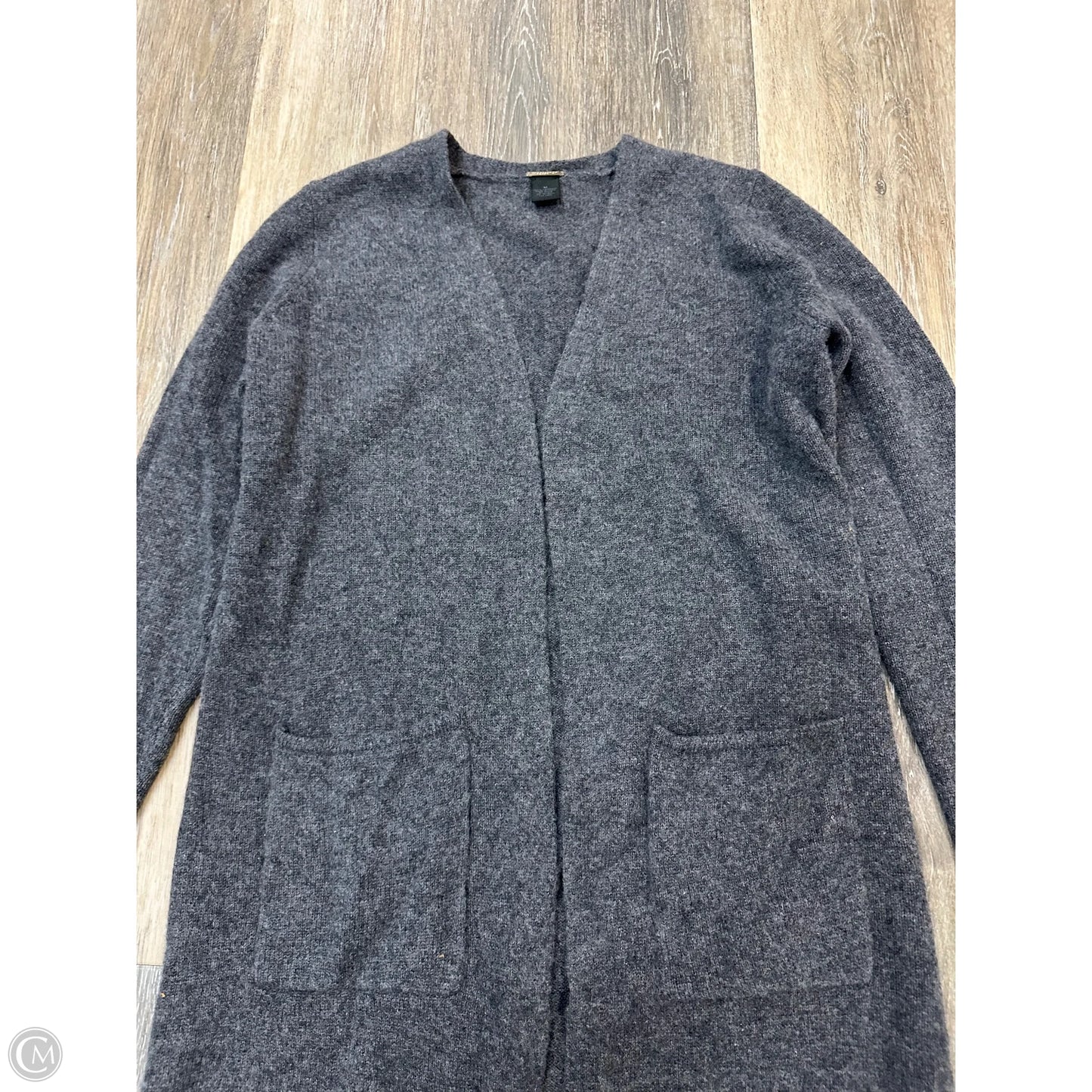 Sweater Cardigan Cashmere By Magaschoni In Grey, Size: M