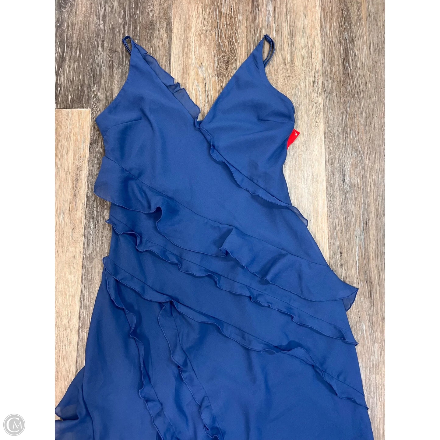 -Dress Party Long By Abercrombie And Fitch In Blue, Size: M