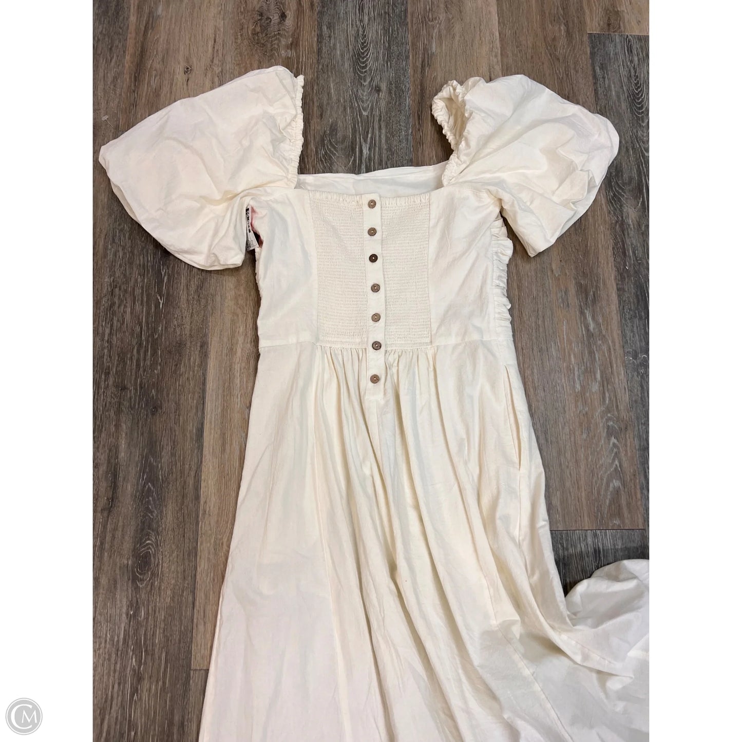 Dress Casual Maxi By Free People In Cream, Size: M