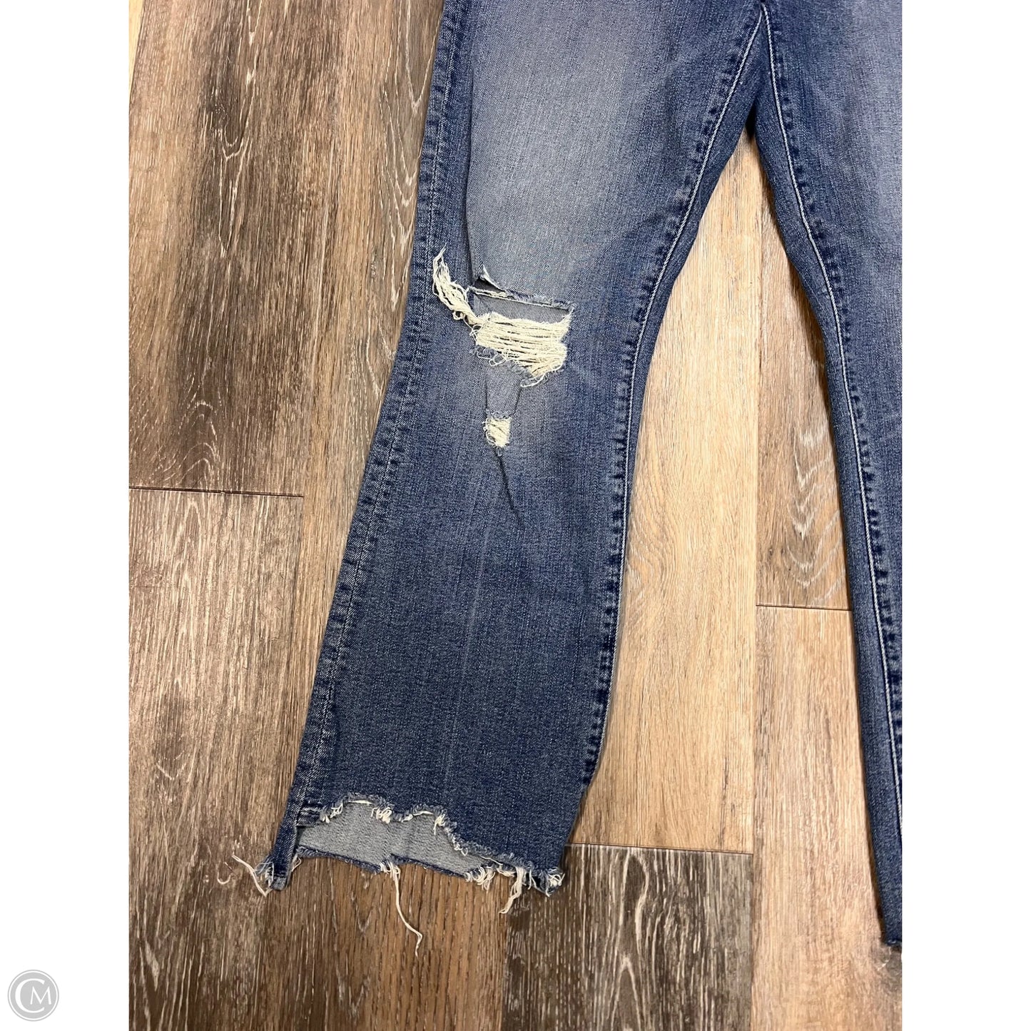 Jeans Straight By Mother In Blue Denim, Size: 8/29