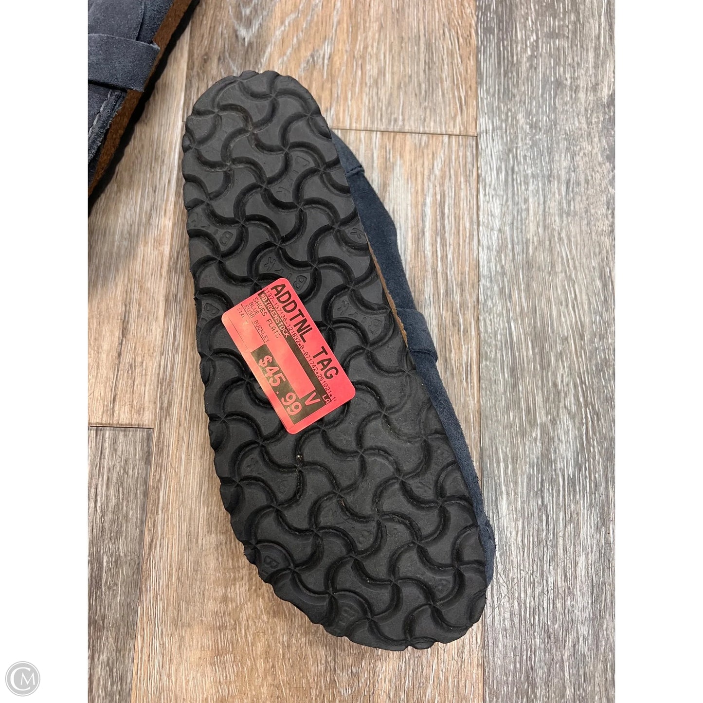 Shoes Flats By Birkenstock In Blue, Size: 7