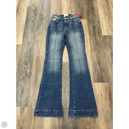 Jeans Flared By Revice In Blue Denim, Size: 10
