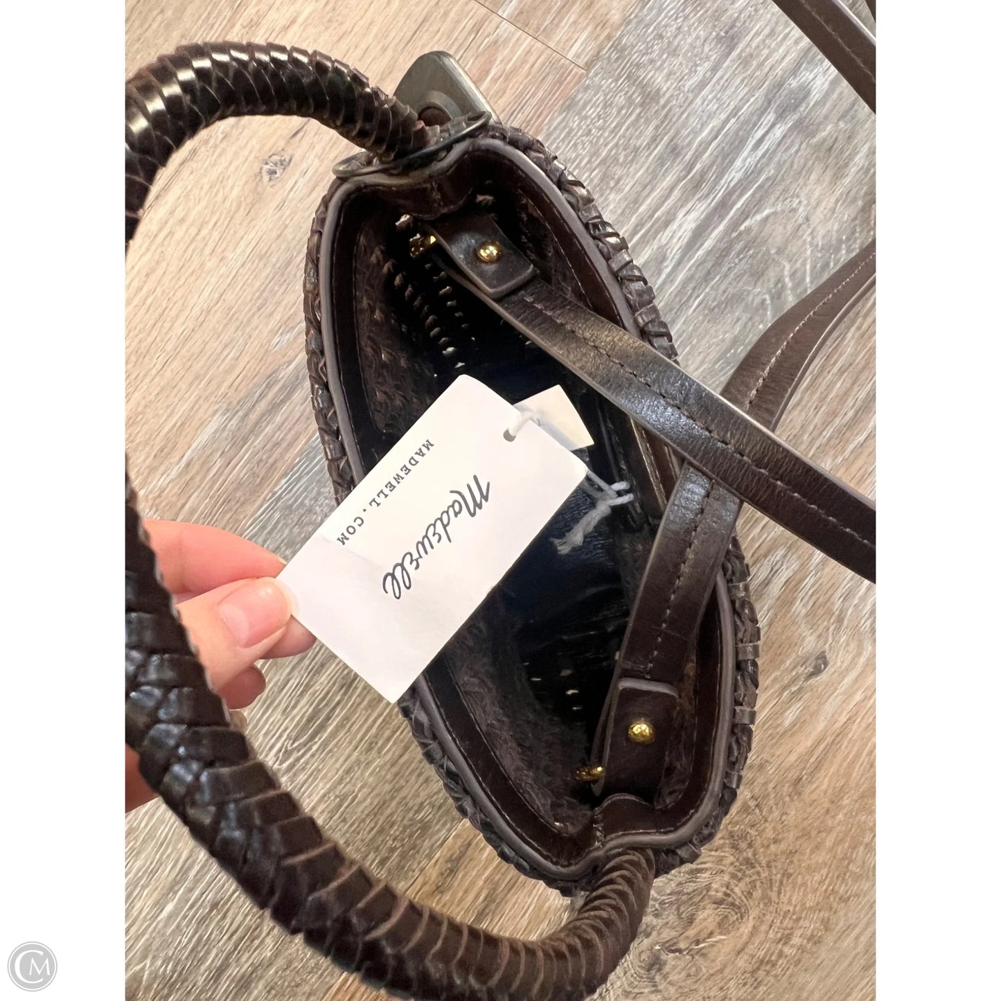 -Crossbody Leather By Madewell, Size: Small