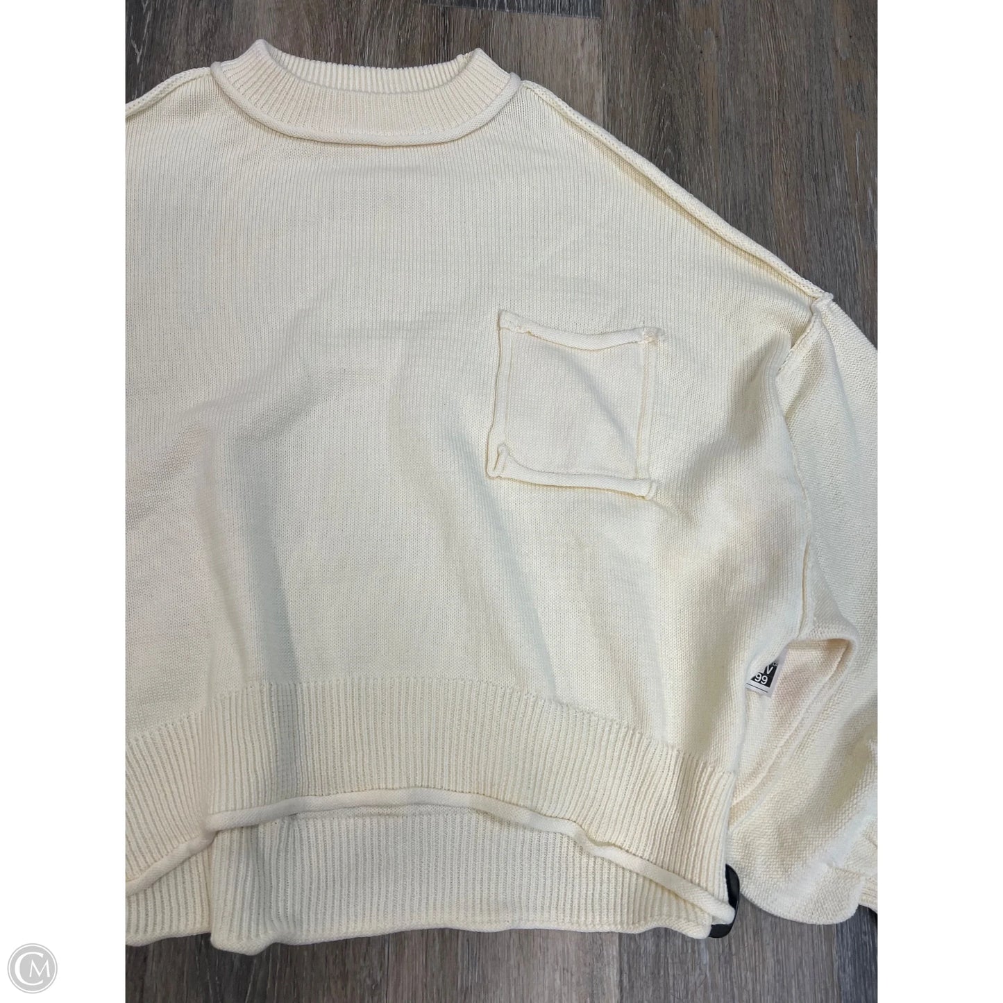 Sweater By Pol In Cream, Size: L