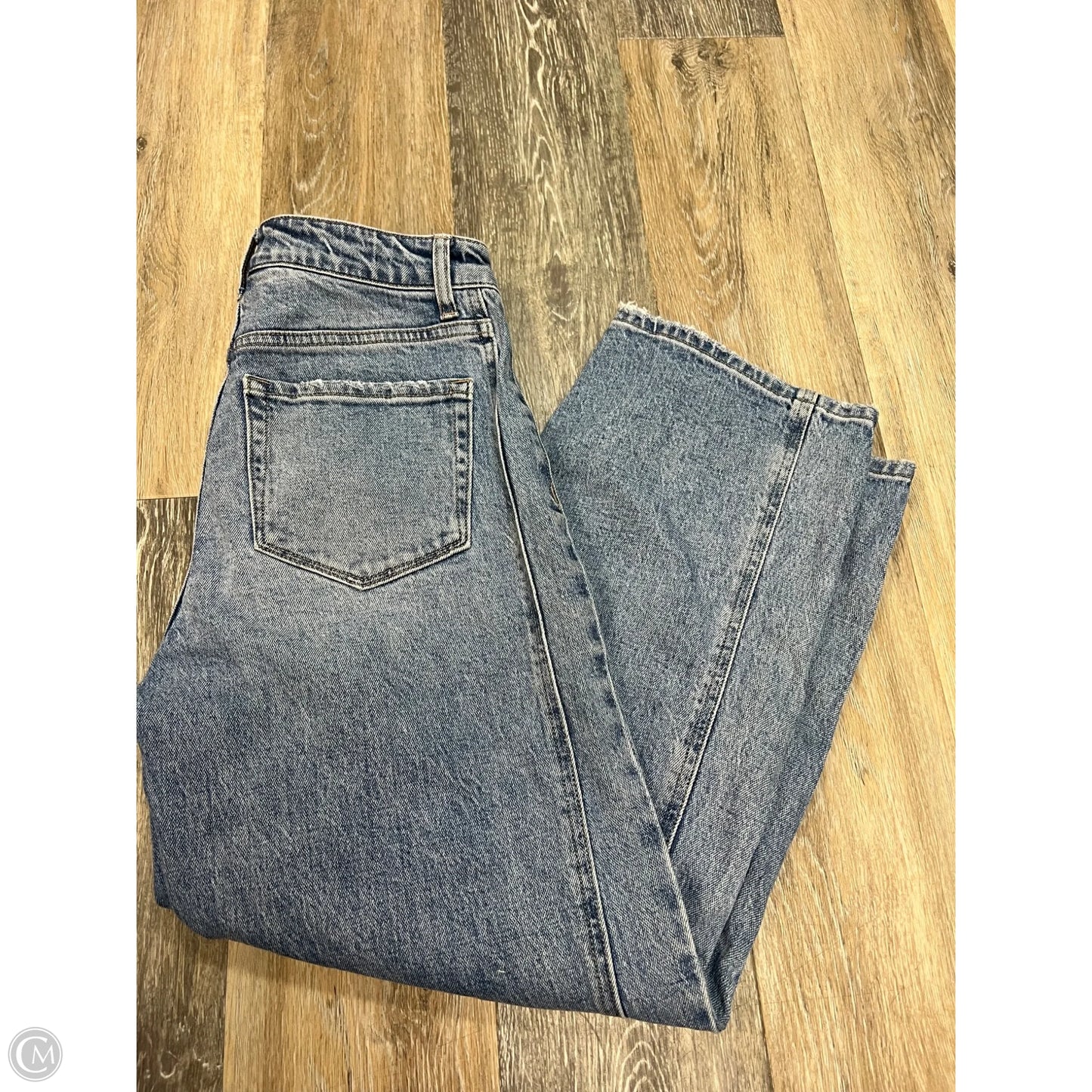 Jeans Wide Leg By Vervet In Blue Denim, Size: 2/26