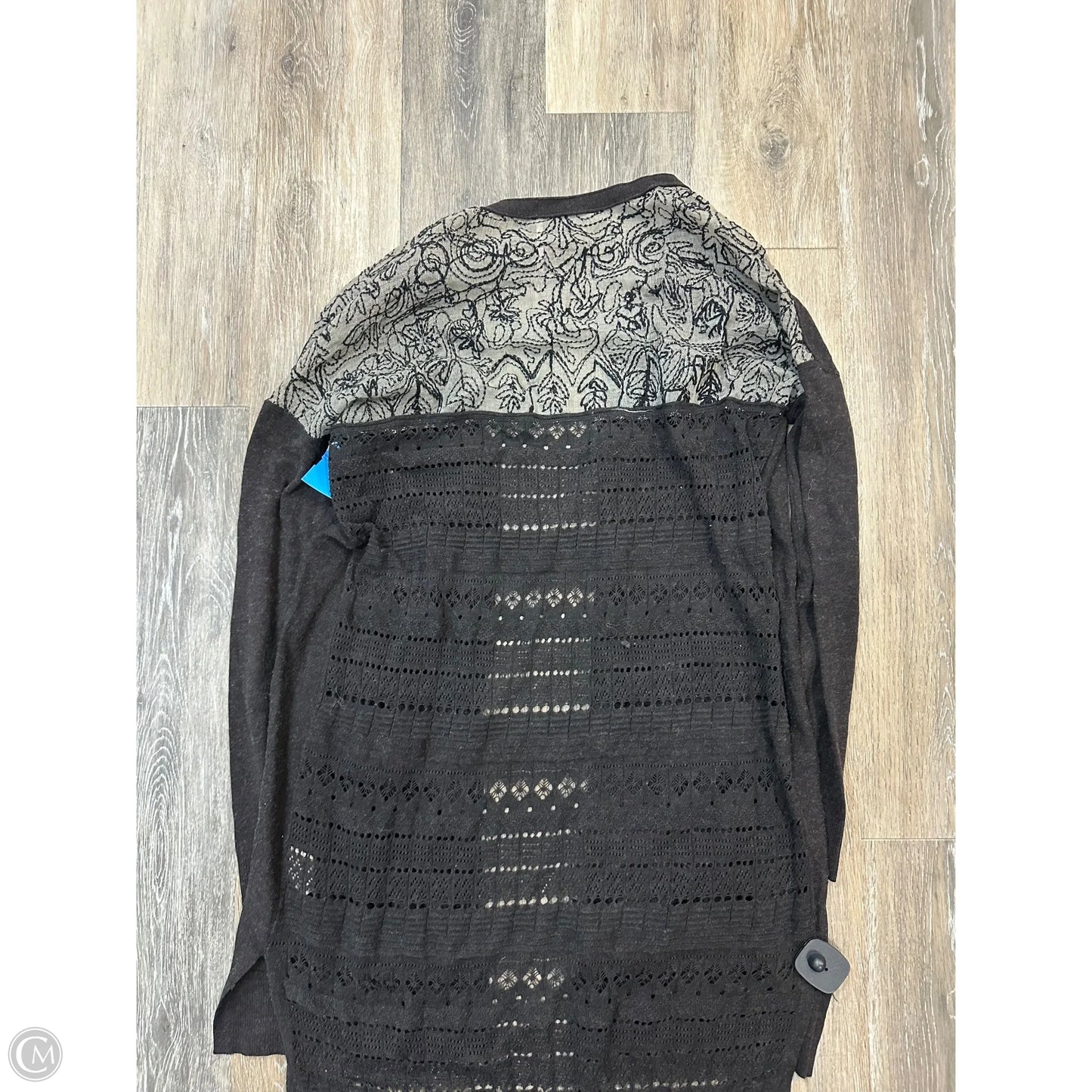 Sweater Cardigan By Free People In Grey, Size: M