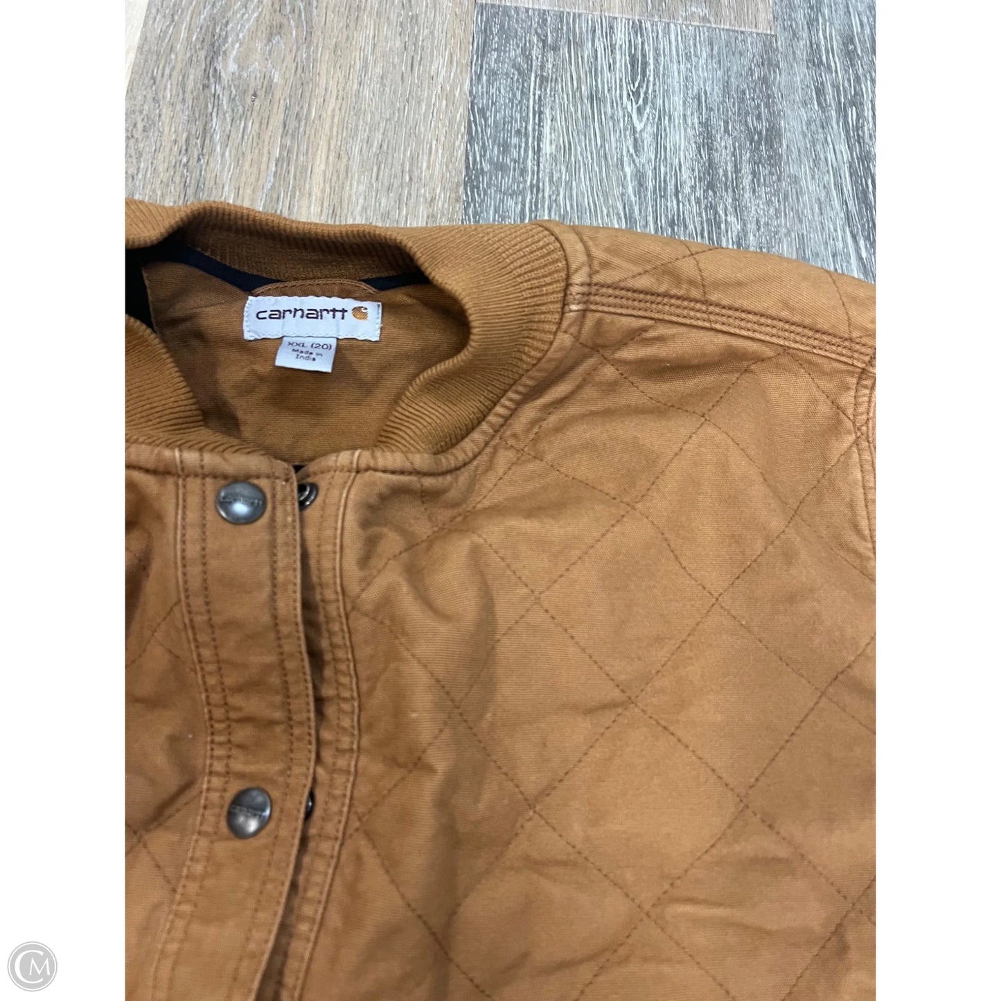 Jacket Utility By Carhartt In Tan, Size: Xxl