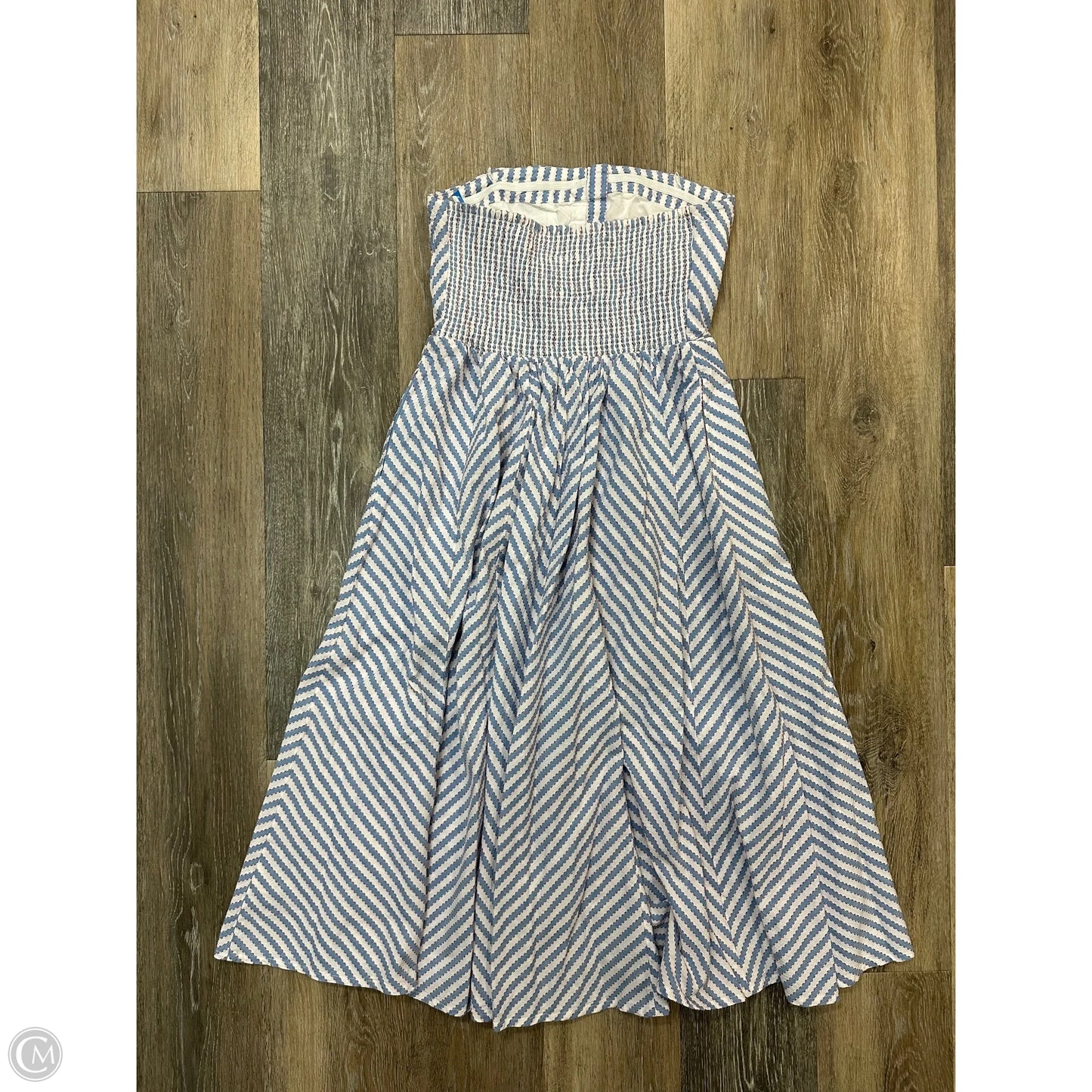 -Dress Casual Midi By Maeve In Striped Pattern, Size: Xs