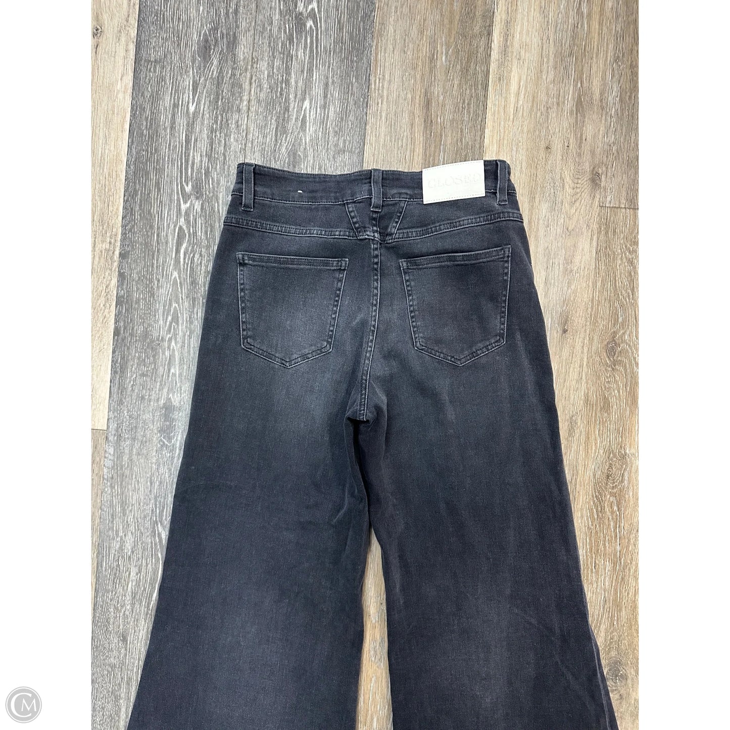 Jeans Wide Leg By Closed In Grey Denim, Size: 4