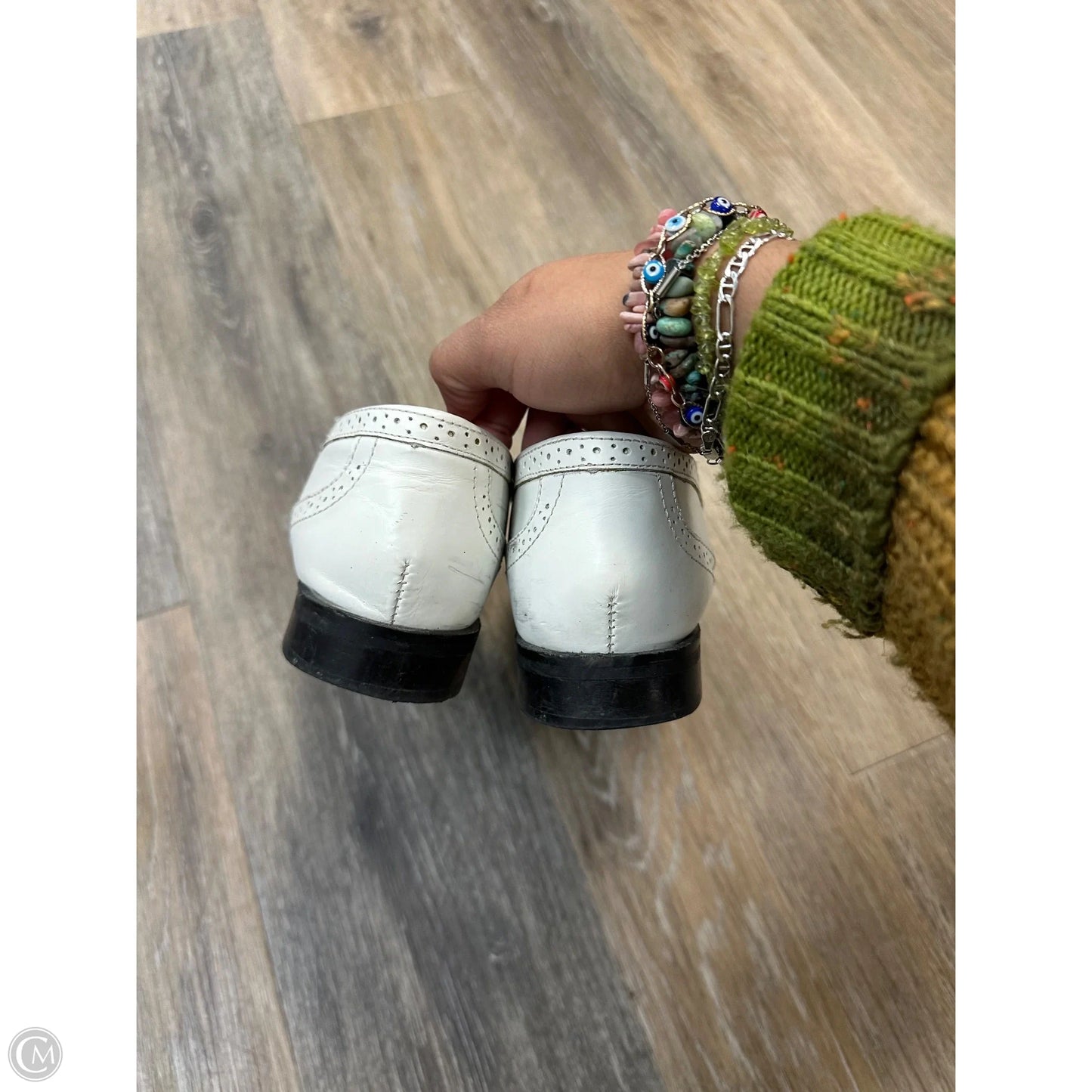 Shoes Designer By Kurt Geiger In White, Size: 8.5