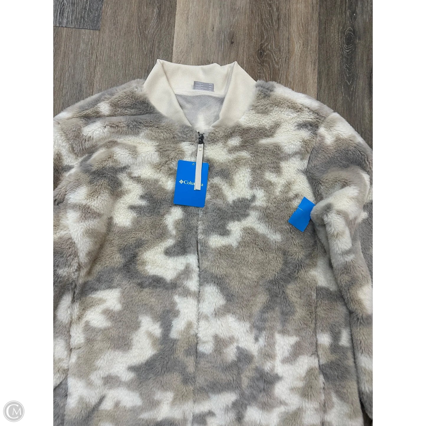 Jacket Faux Fur & Sherpa By Columbia In Camouflage Print, Size: Xxl