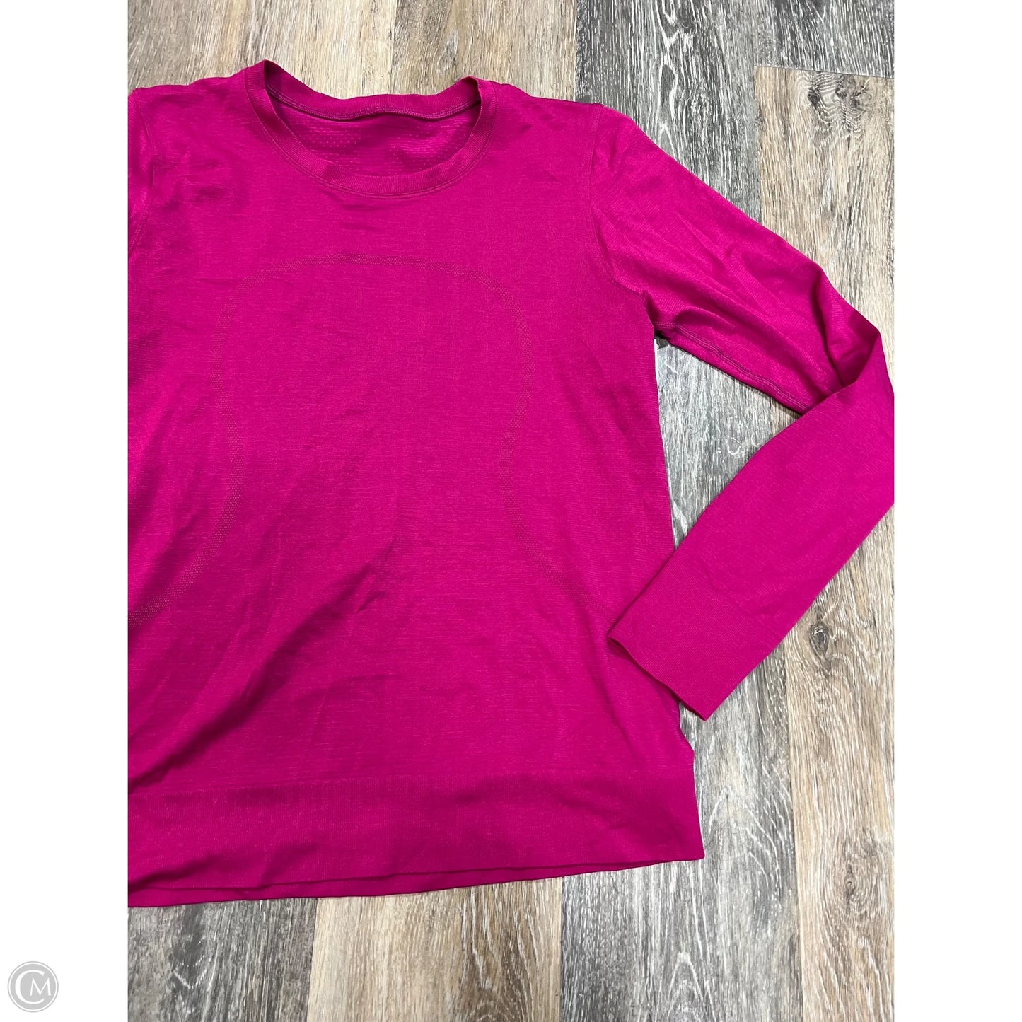 Athletic Top Long Sleeve Crewneck By Lululemon In Pink, Size: 6