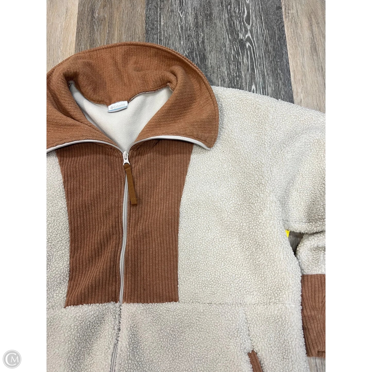 Jacket Faux Fur & Sherpa By Columbia In Tan, Size: Xxl