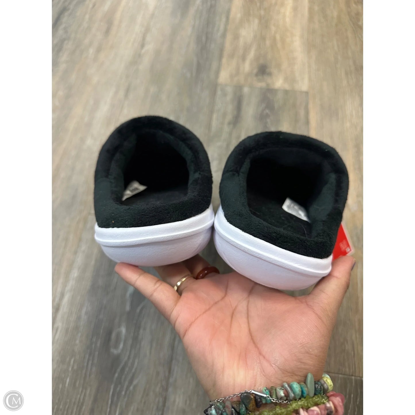 Slippers By Nike In Black, Size: 7