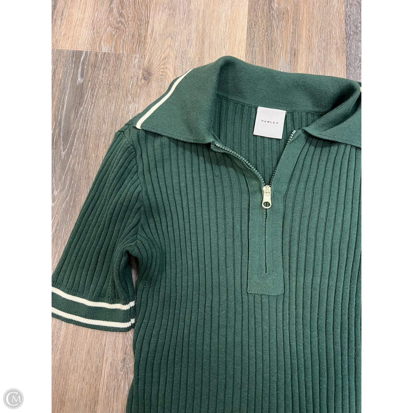 Top Short Sleeve By Varley In Green, Size: S