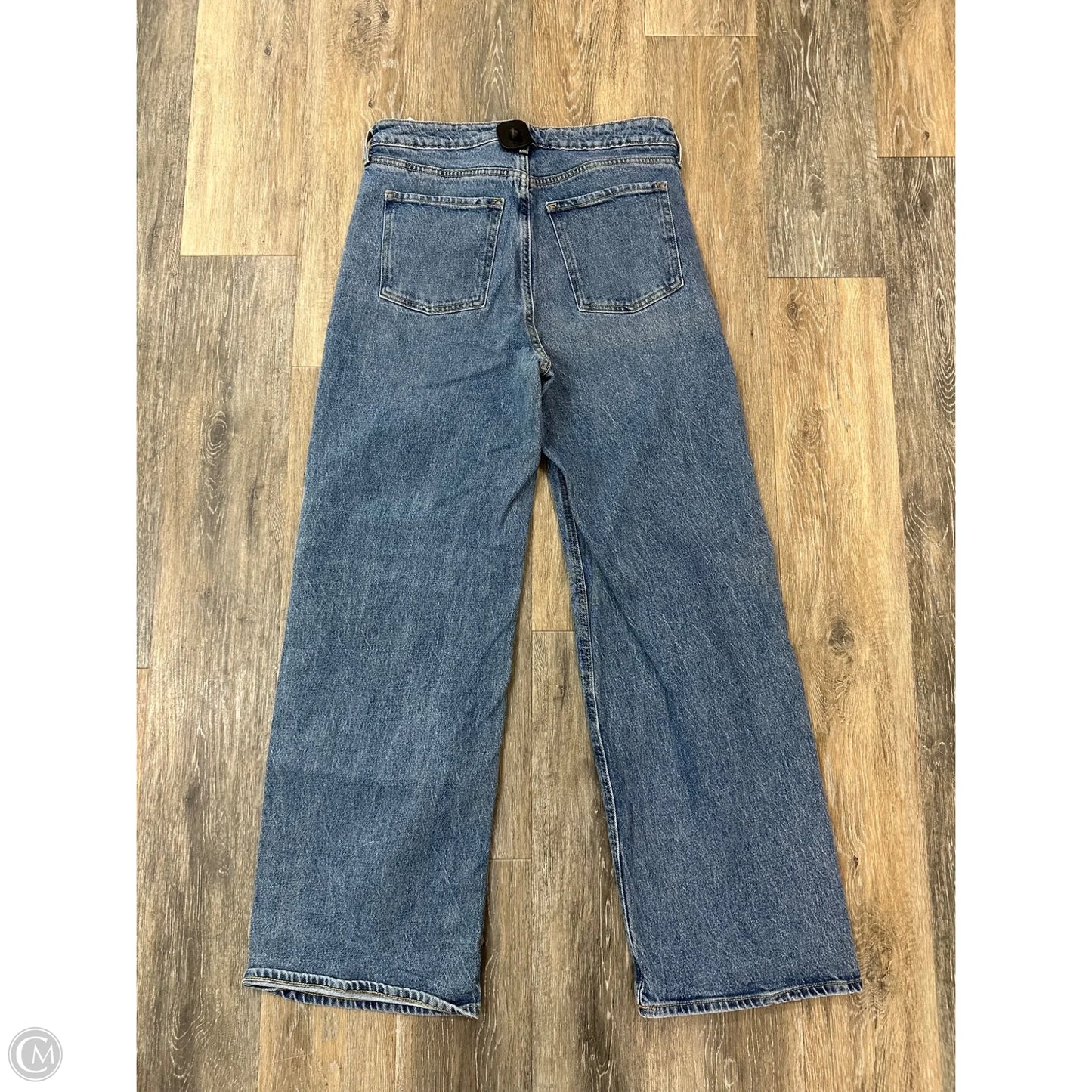 Jeans Wide Leg By Old Navy In Blue Denim, Size: 8
