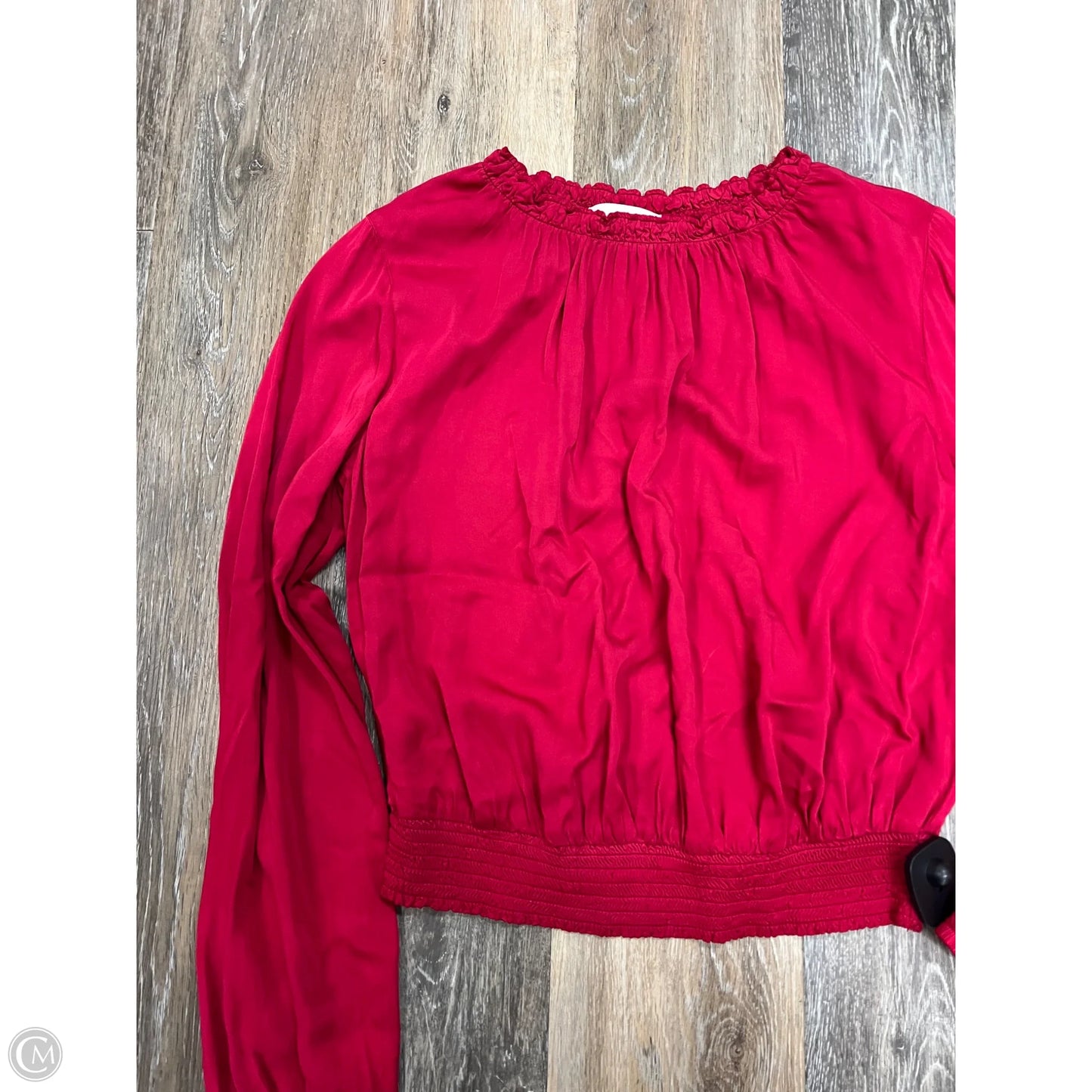 Blouse Long Sleeve By Cloth & Stone In Red, Size: S