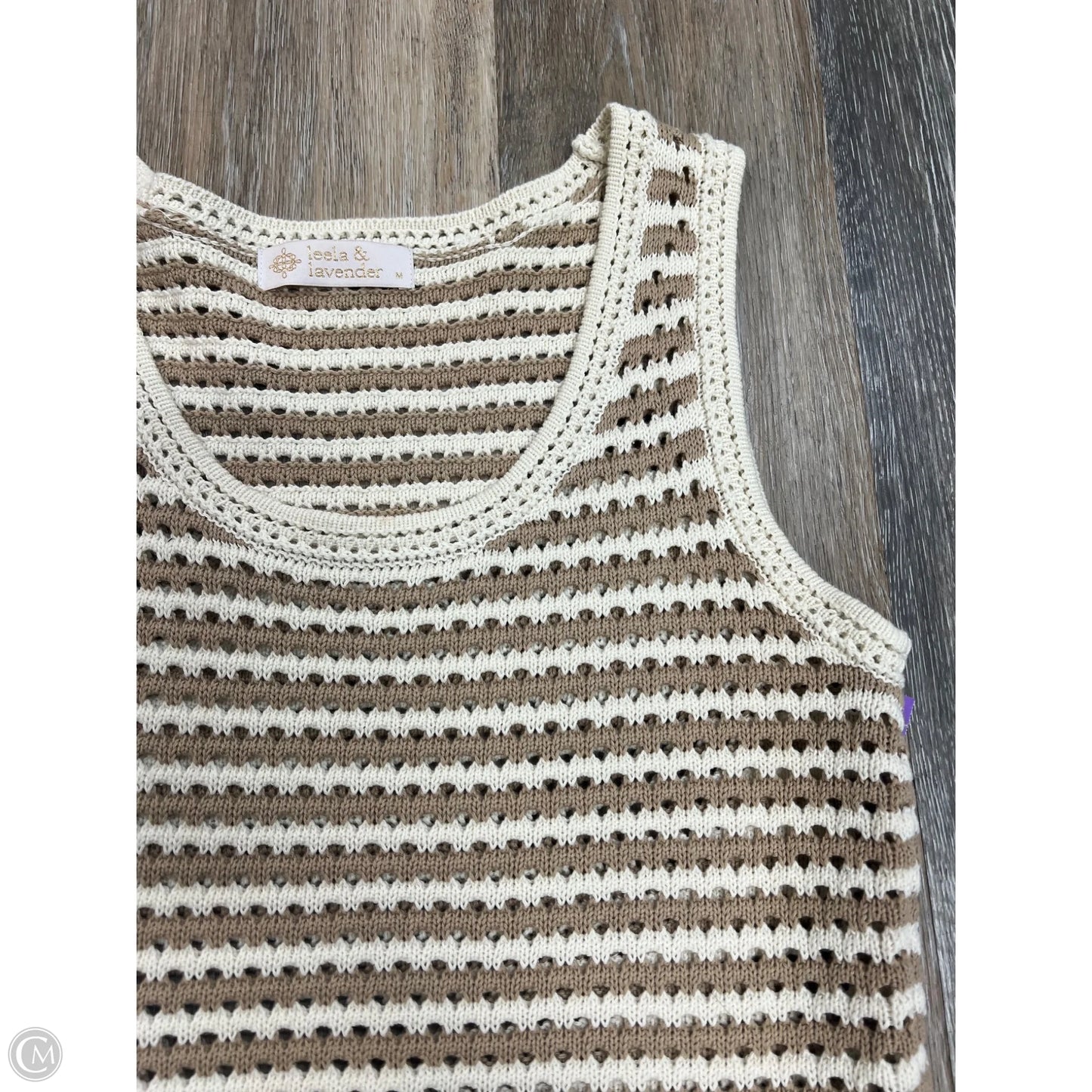 Tank Top By Leela & Lavender In Striped Pattern, Size: M